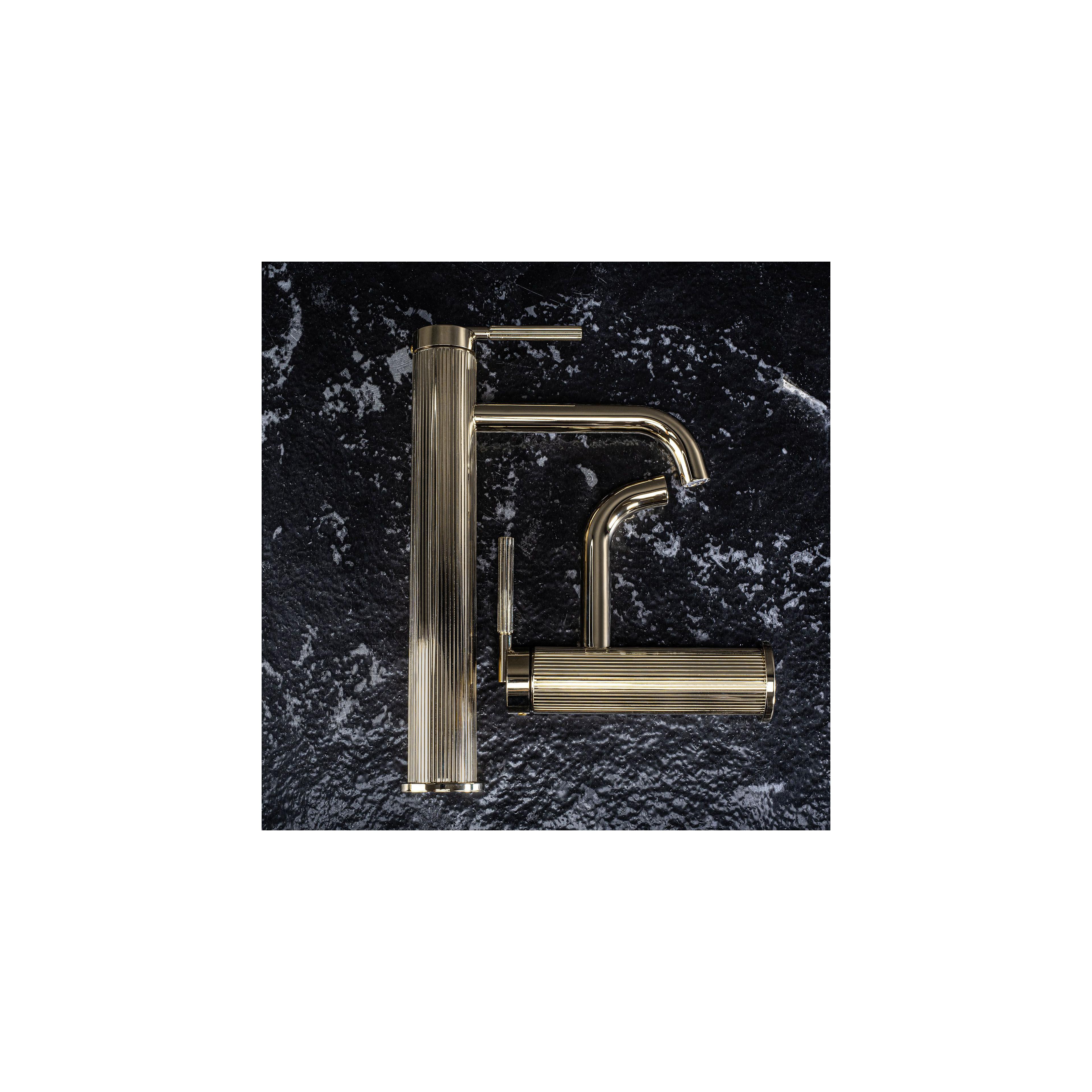 Waschbeckenarmatur Rea Argon Gold Low