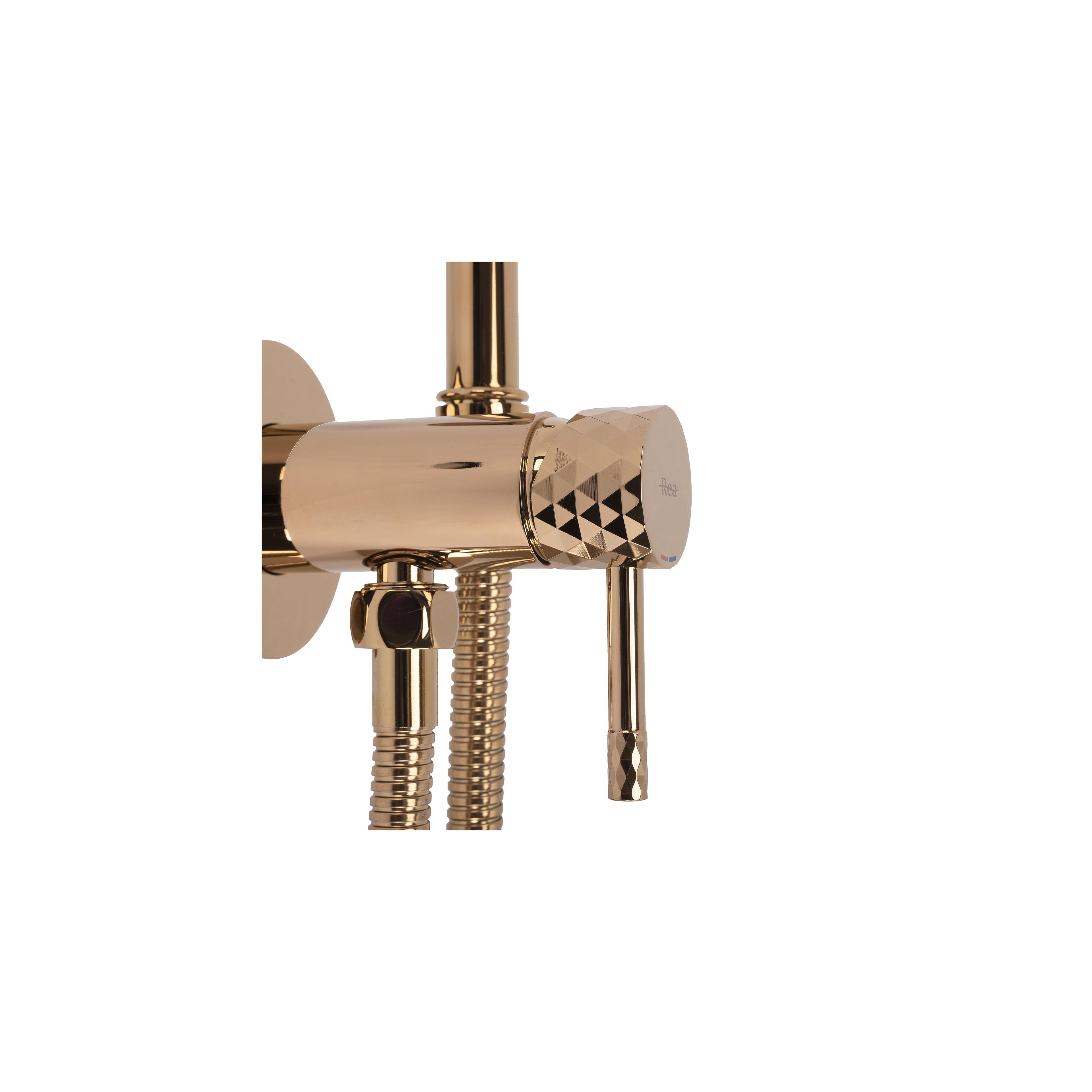 Grifo para bidé Lungo  Loop Diamond Copper