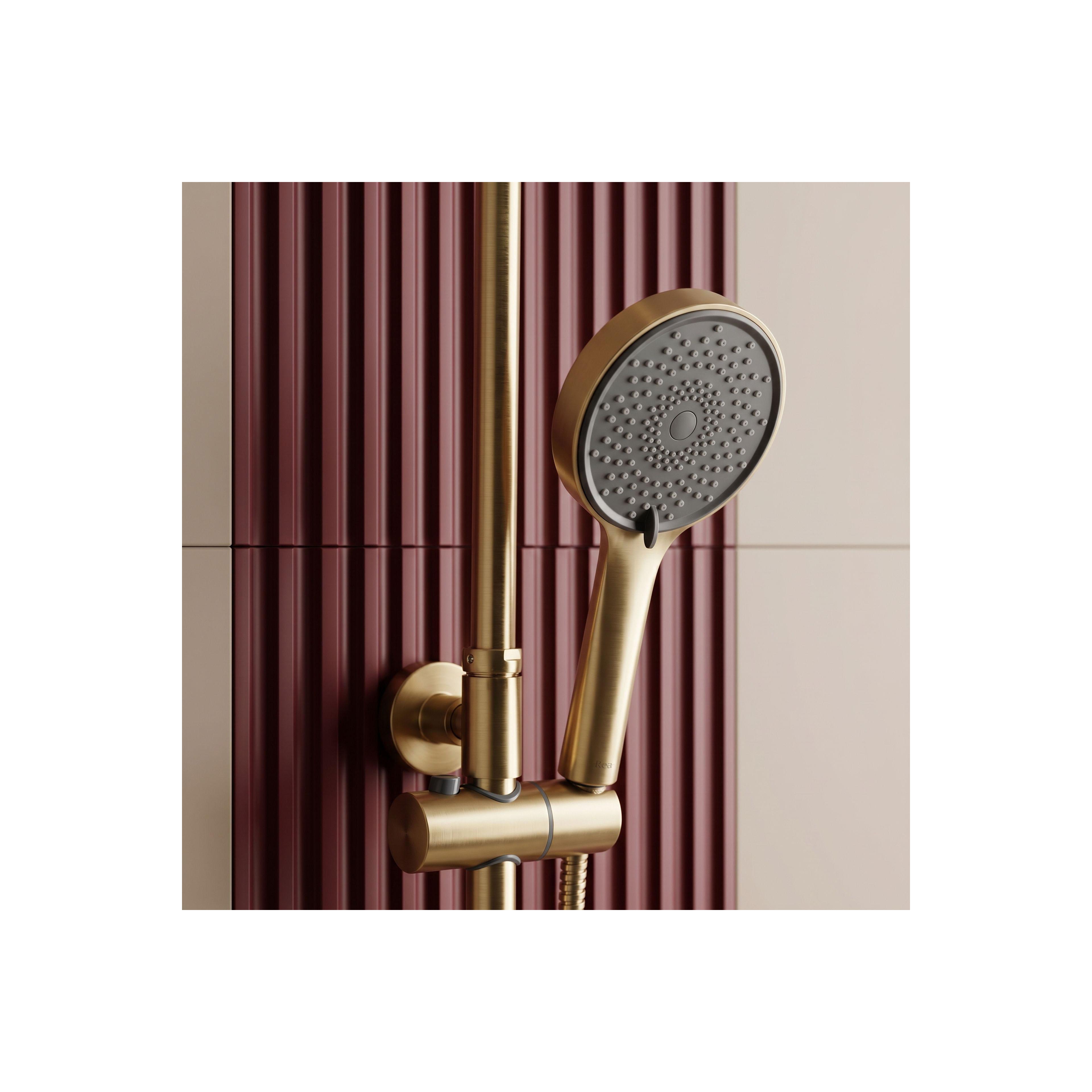 Duschgarnitur Rea Avanti Brush Gold