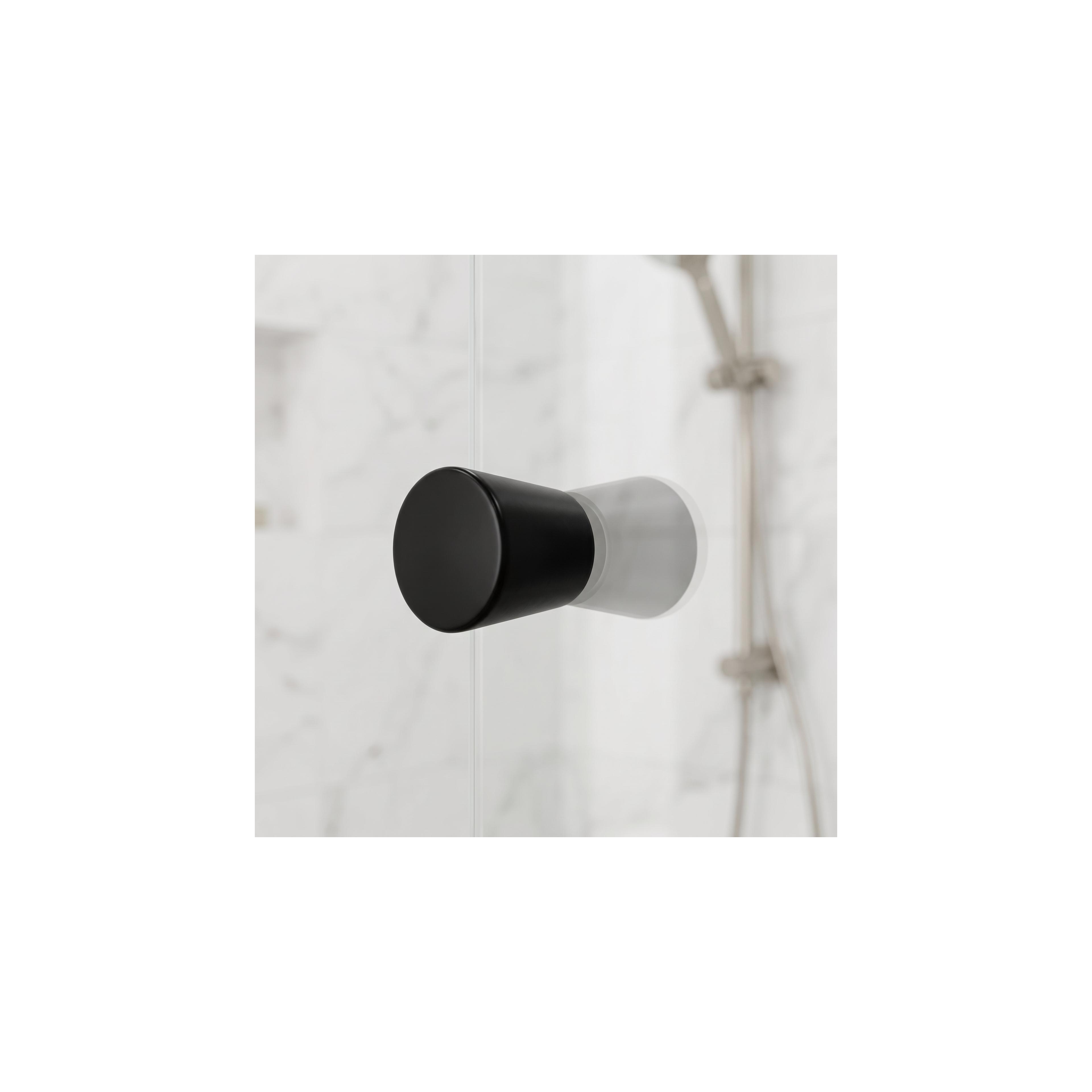 Shower door handle Rea 03 Black