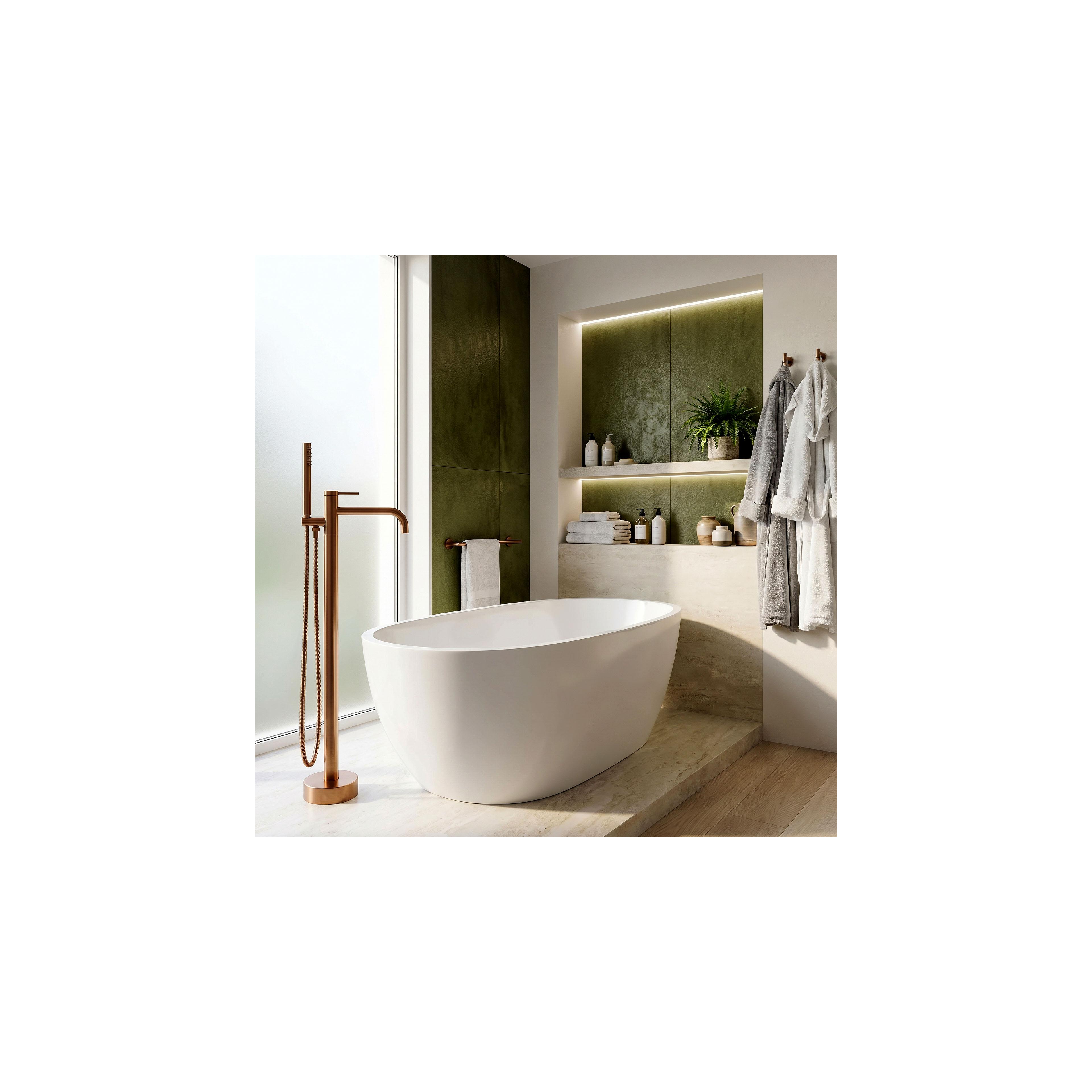 Frei stehende Armatur Rea Clif Brush Copper