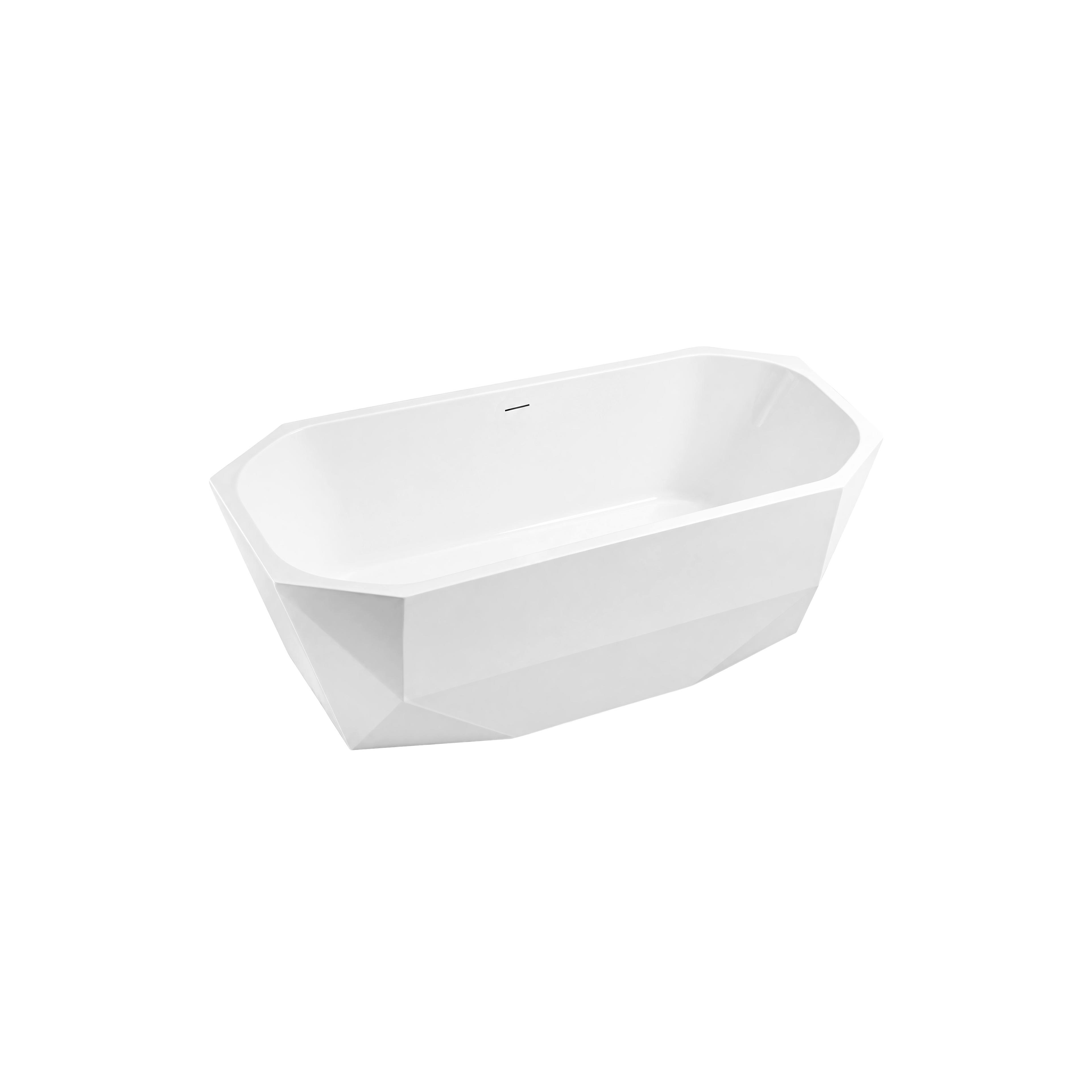 Freistehende Badewanne Rea Diamanti 170