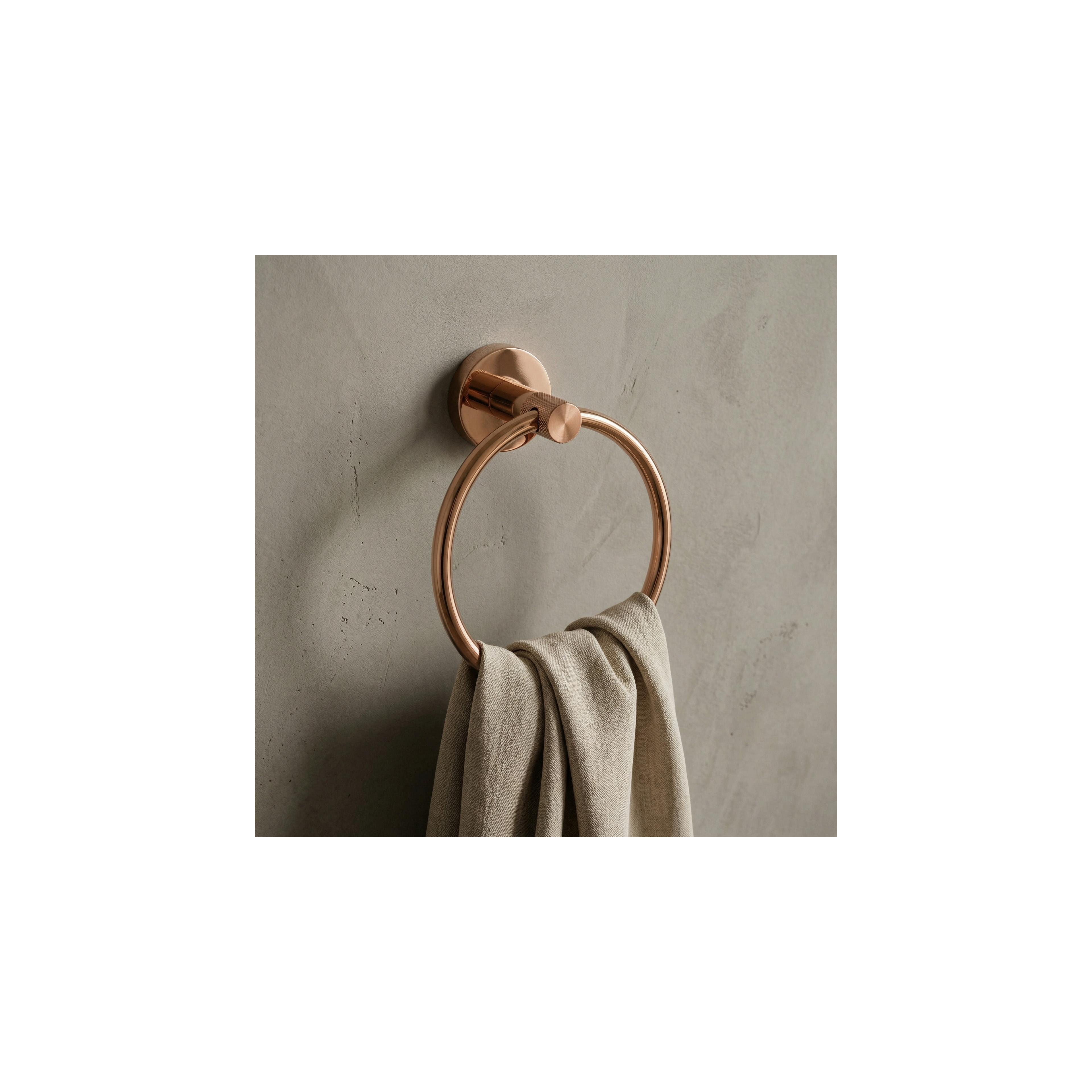 Handtuchhalter Ring 6610 Modern Copper
