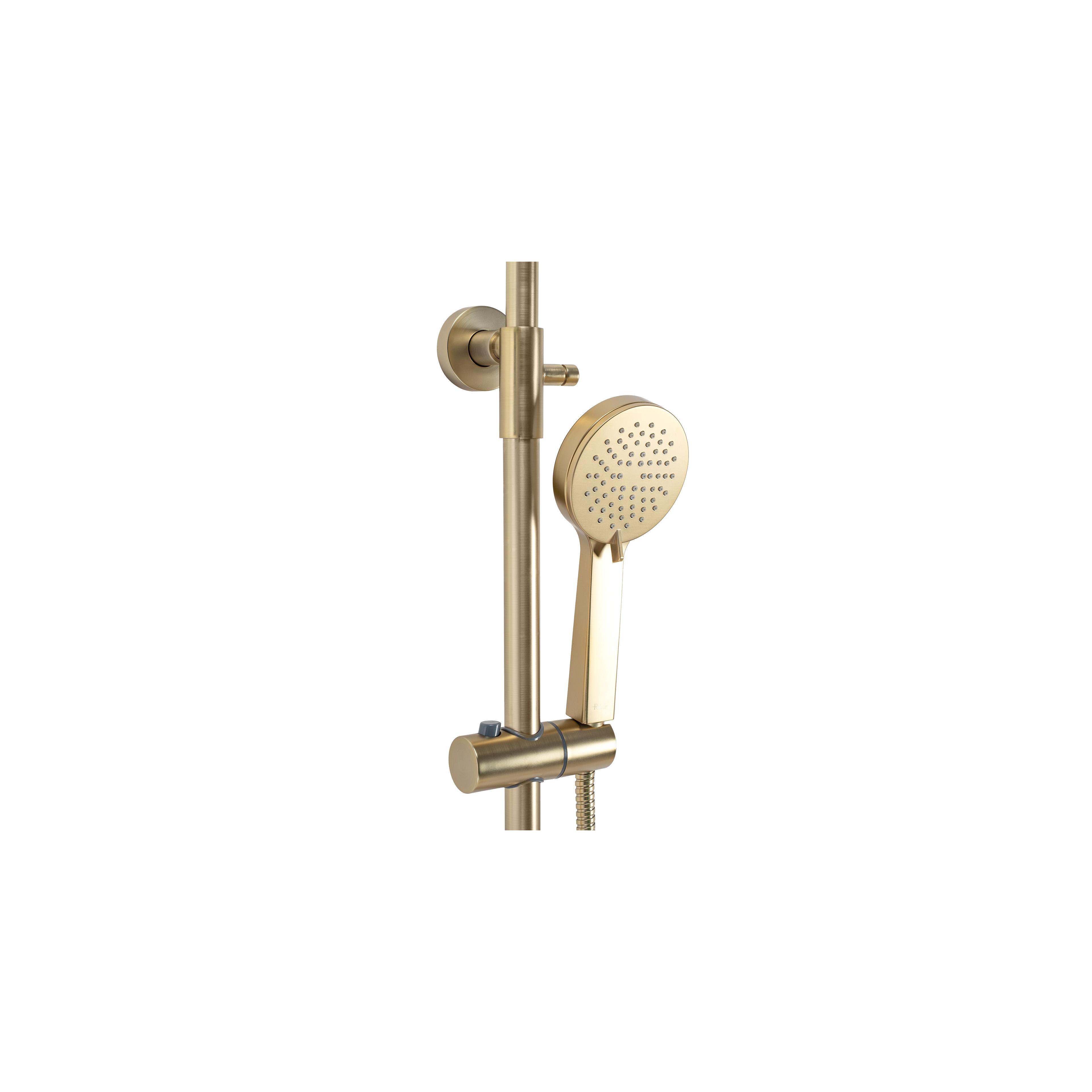 Tuš set s termostatom Rea PAROT BRUSHED GOLD