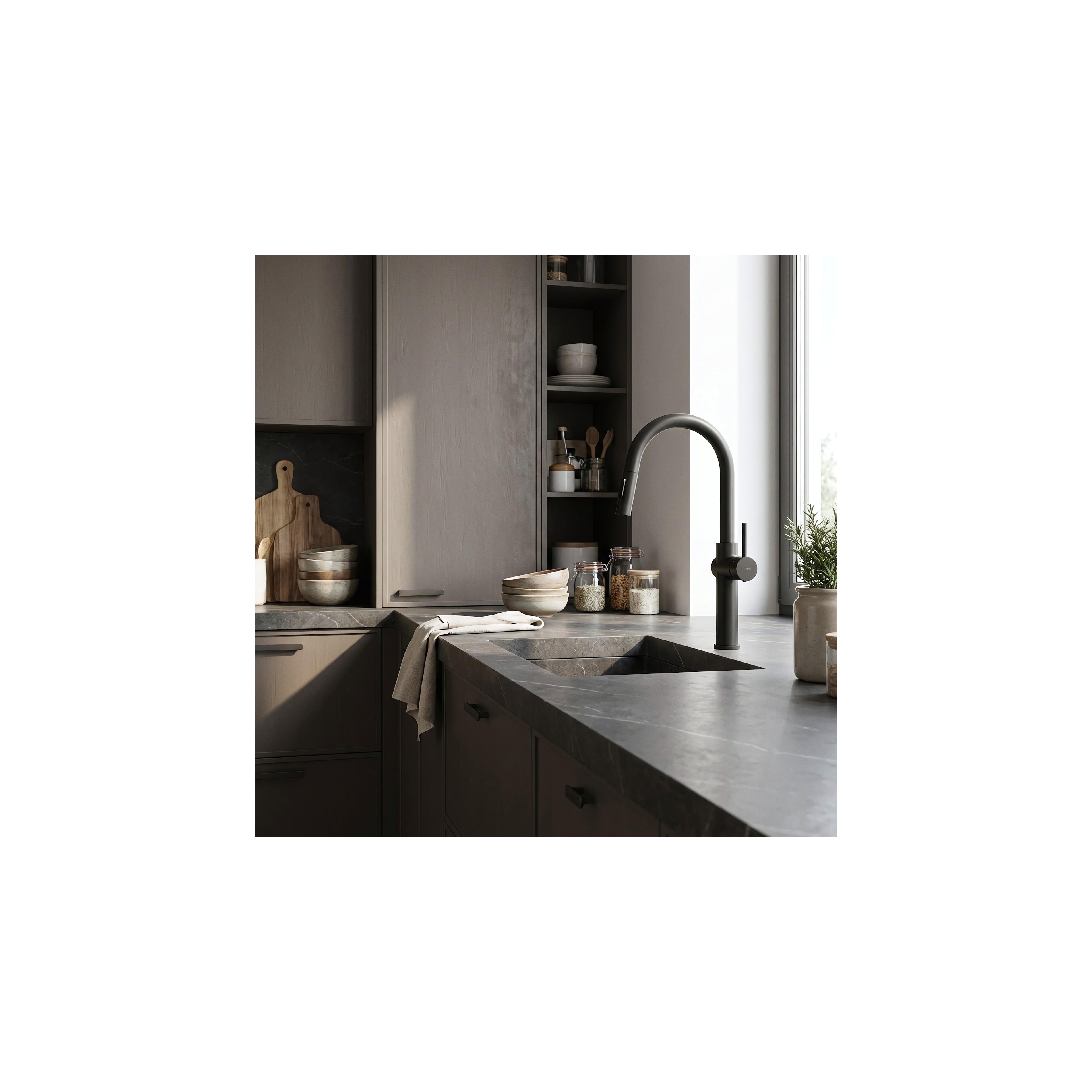 Küchearmatur Rea Fresh High Black