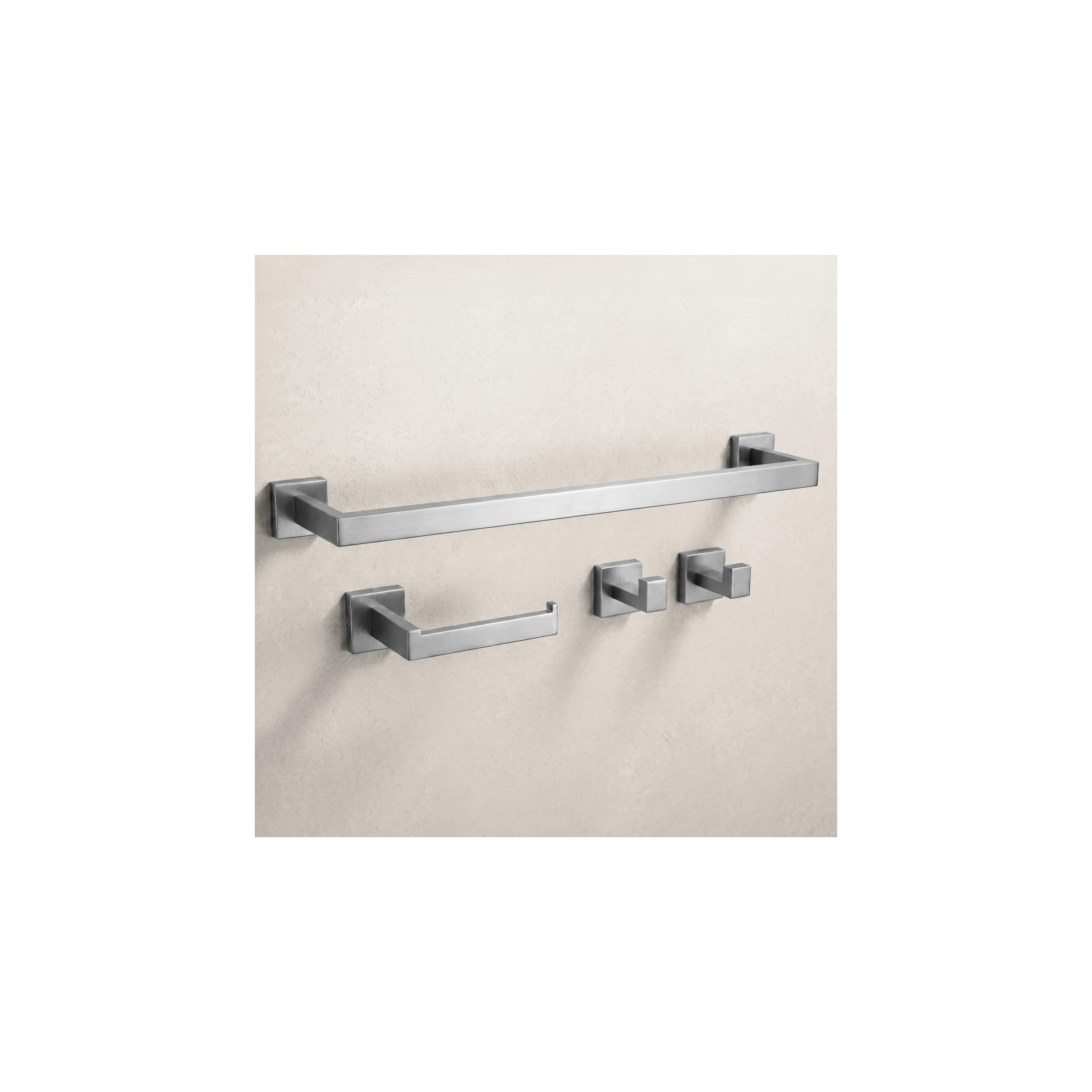 Badezimmer-Accessoire-Set Rio Brush Nickel 4-teilig