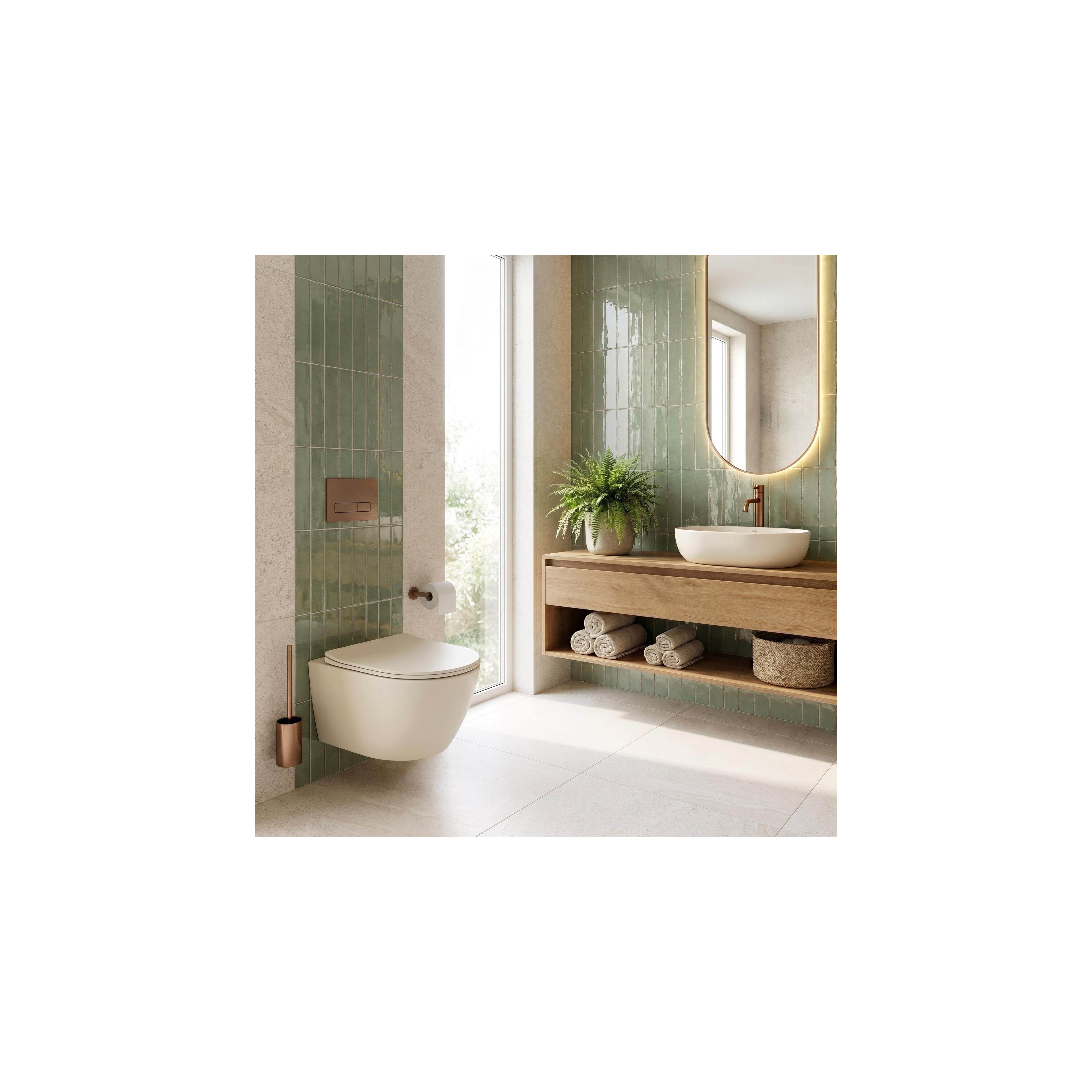 Countertop washbasin Rea Focus Creme