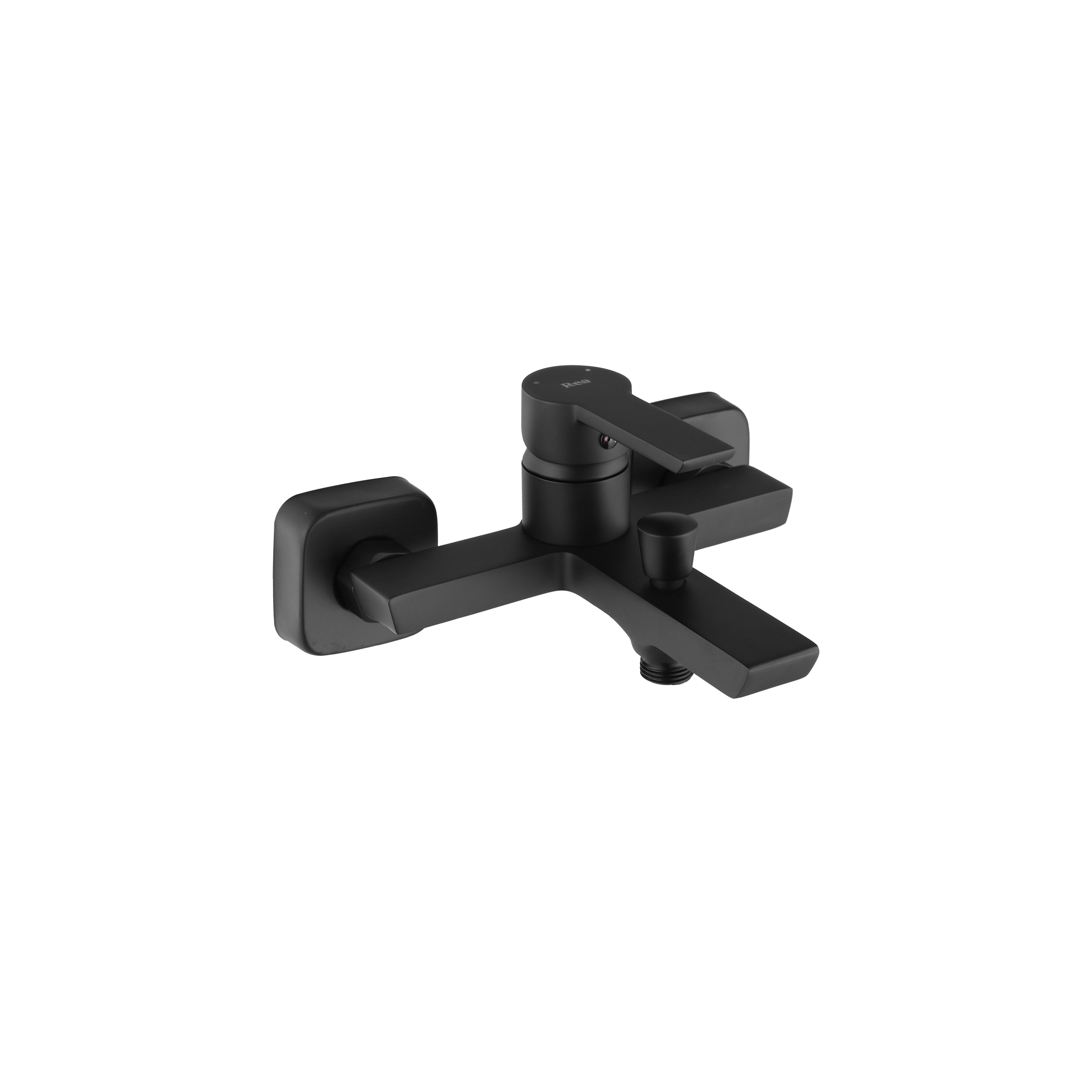 Wannenarmatur REA ARGUS BLACK MATT