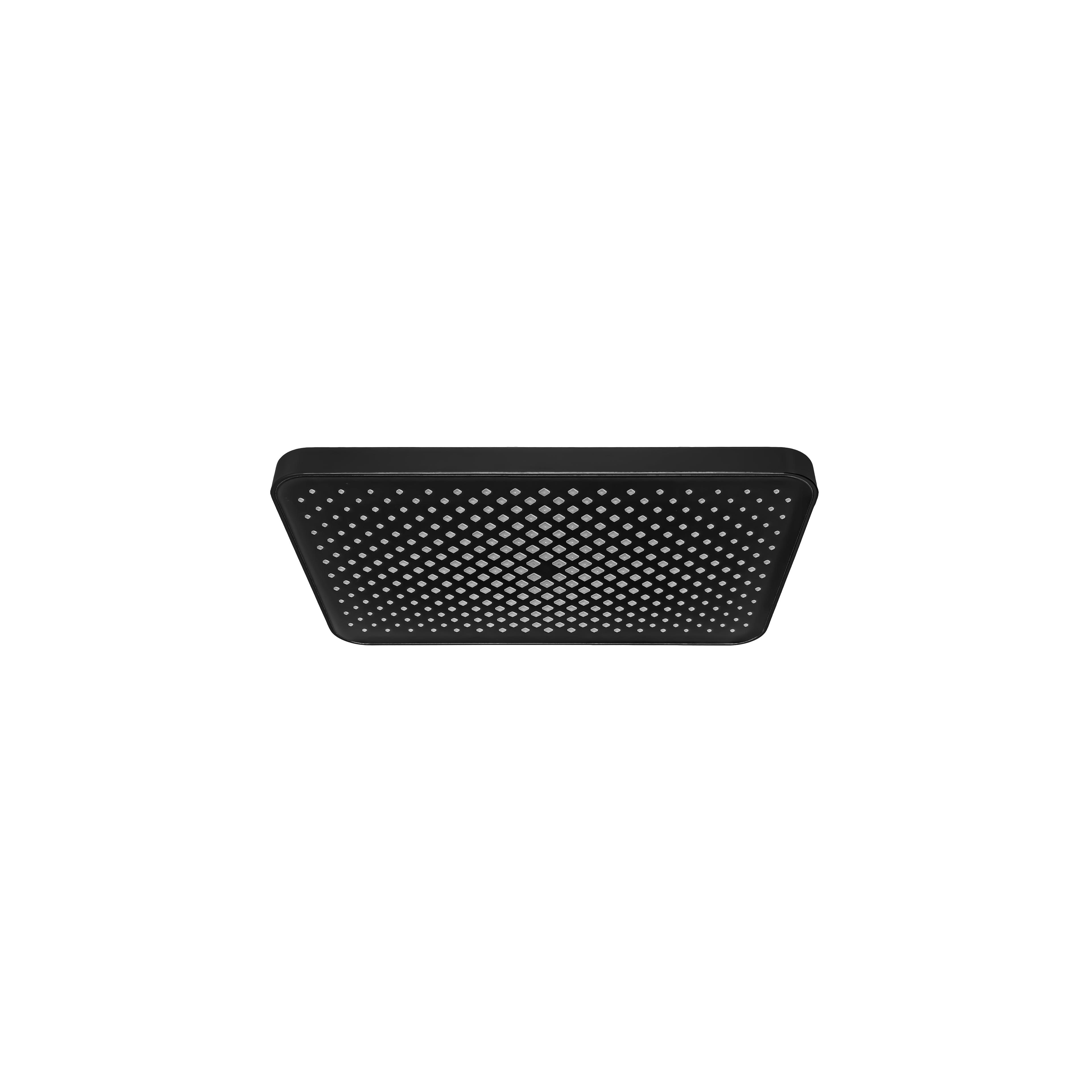 Rectangular shower head REA JS-032 Black