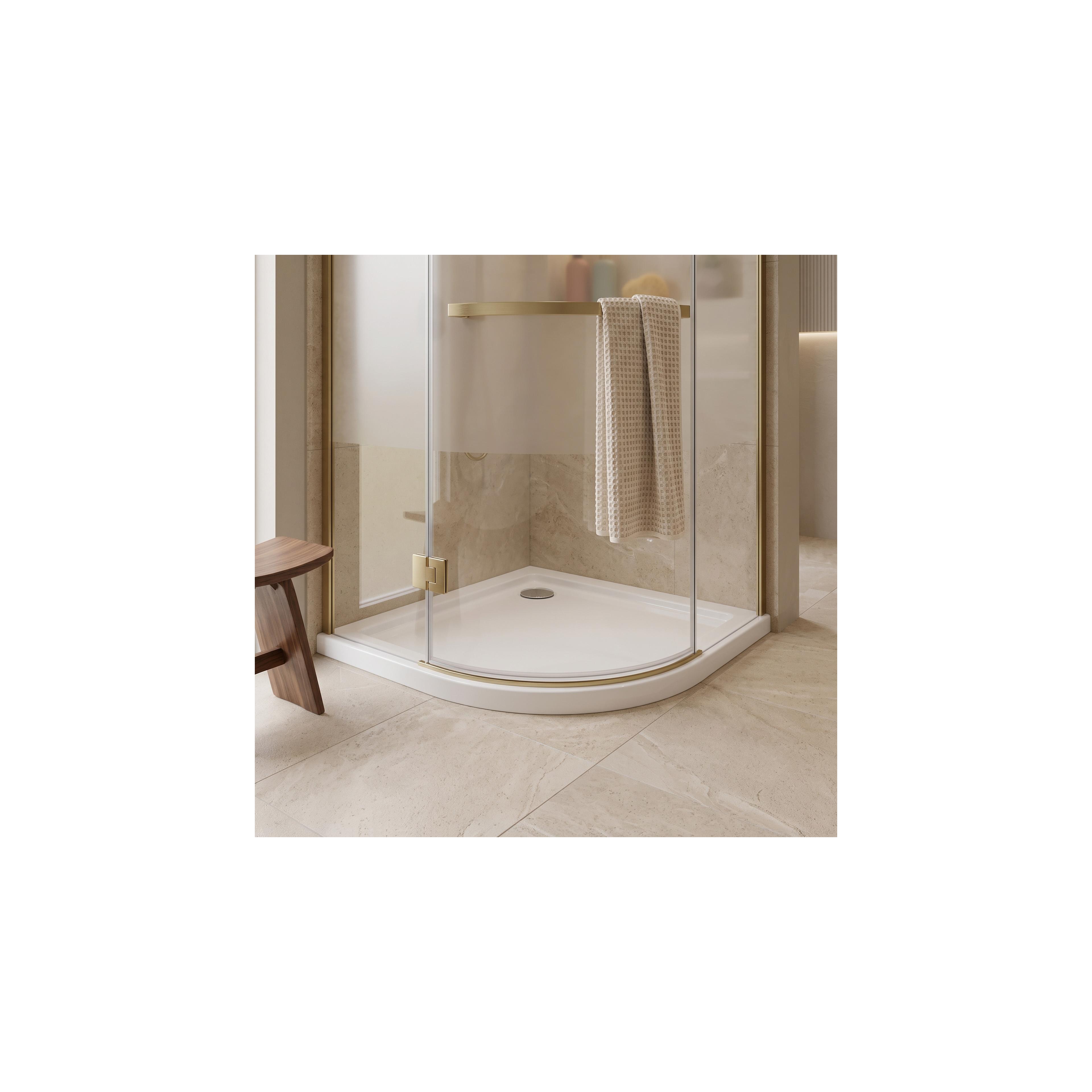 Duschkar Rea Look White 80x80