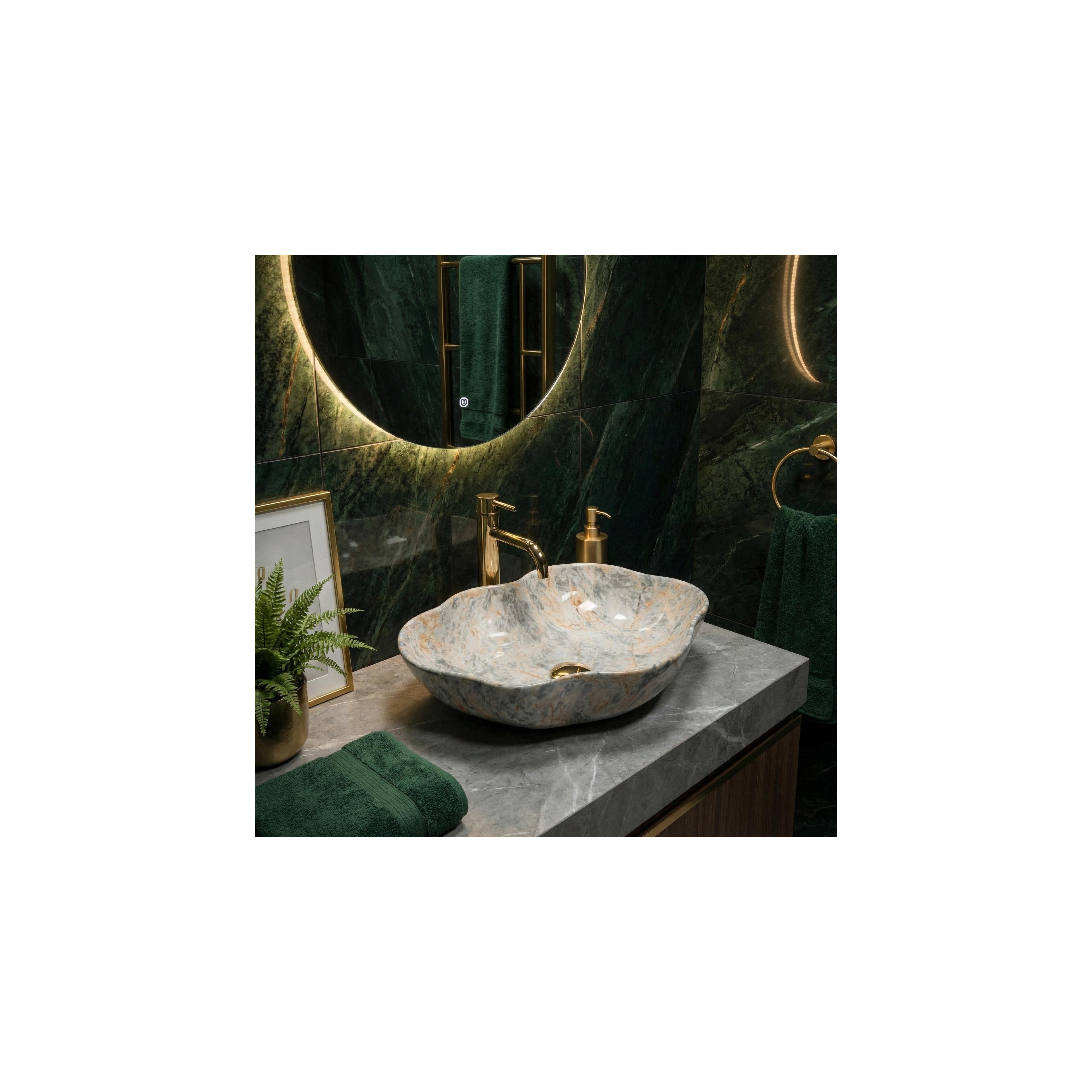 Nadgradni umivaonik Rea Pearl Ruststone