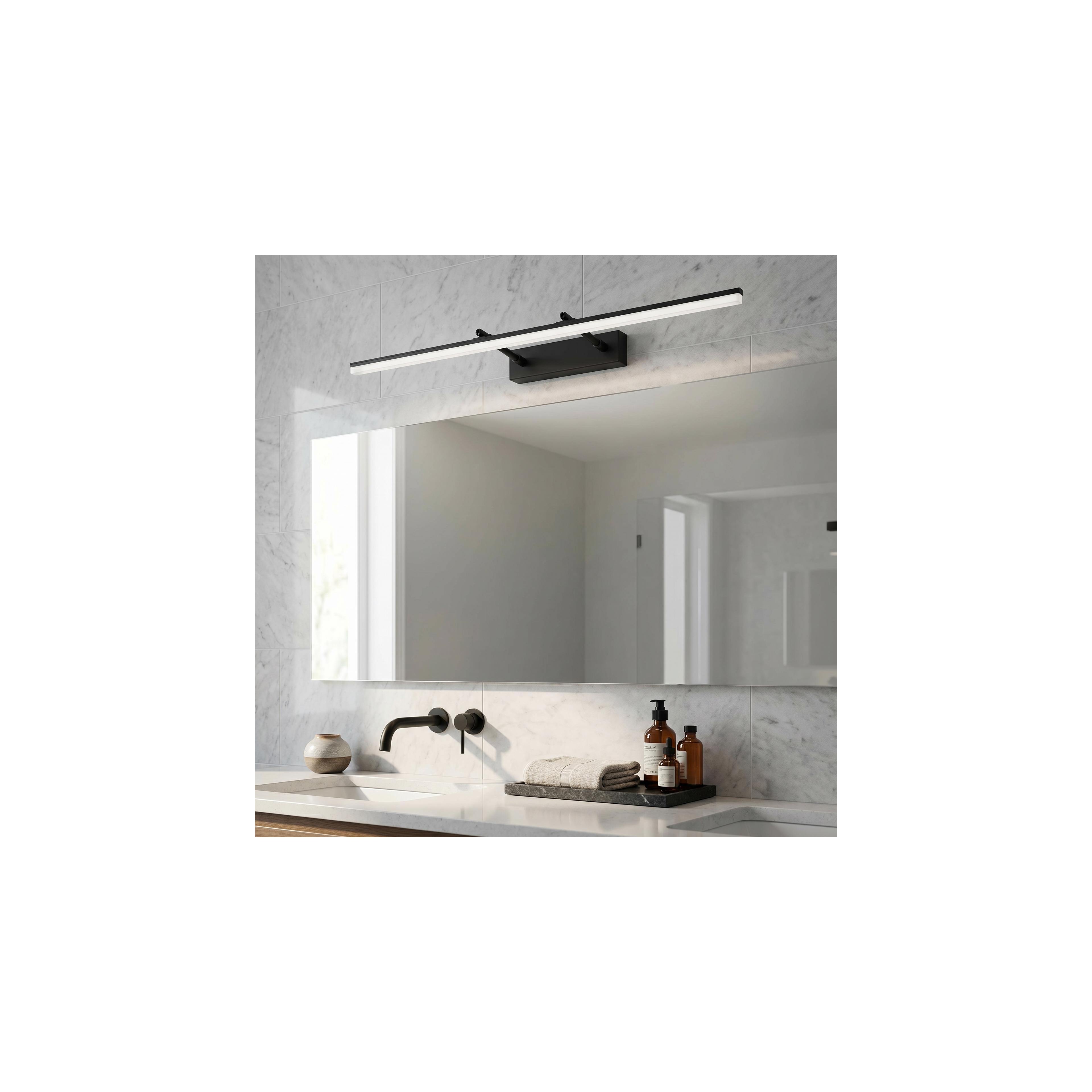 Bad LED-Wandleuchte APP1880-1W 80cm BLACK
