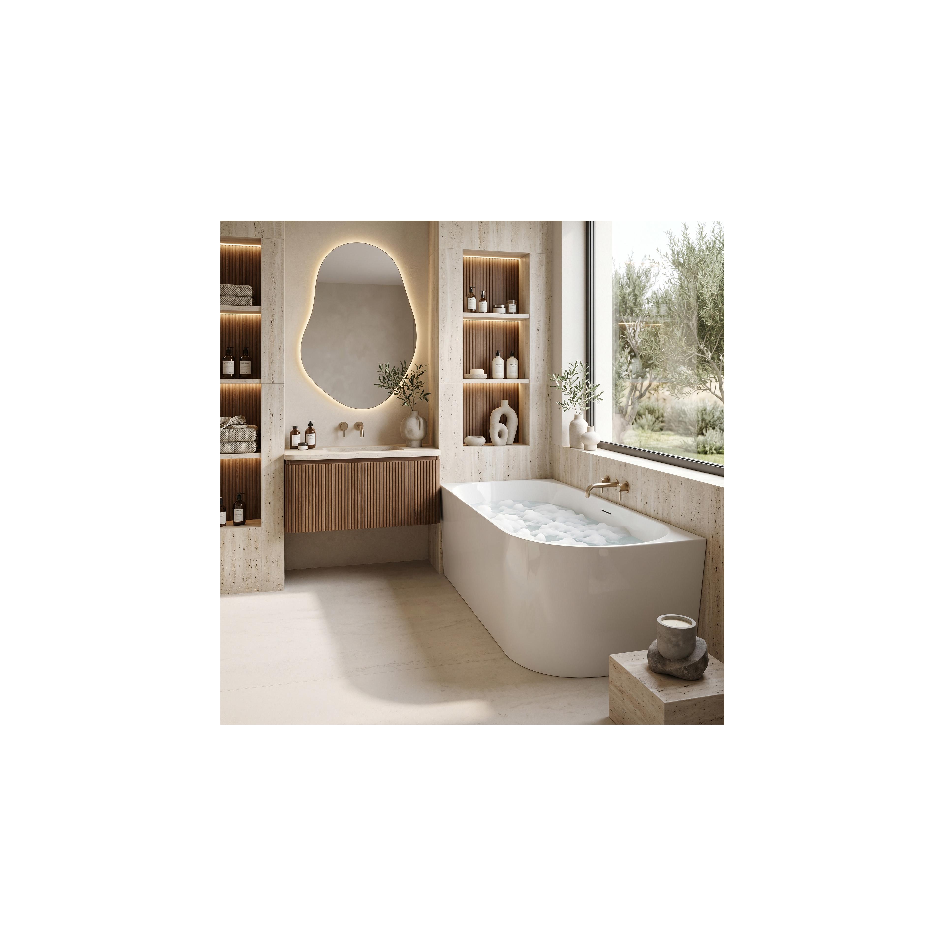 Eckbadewanne aus Acryl REA Bellanto Slim 150 Left
