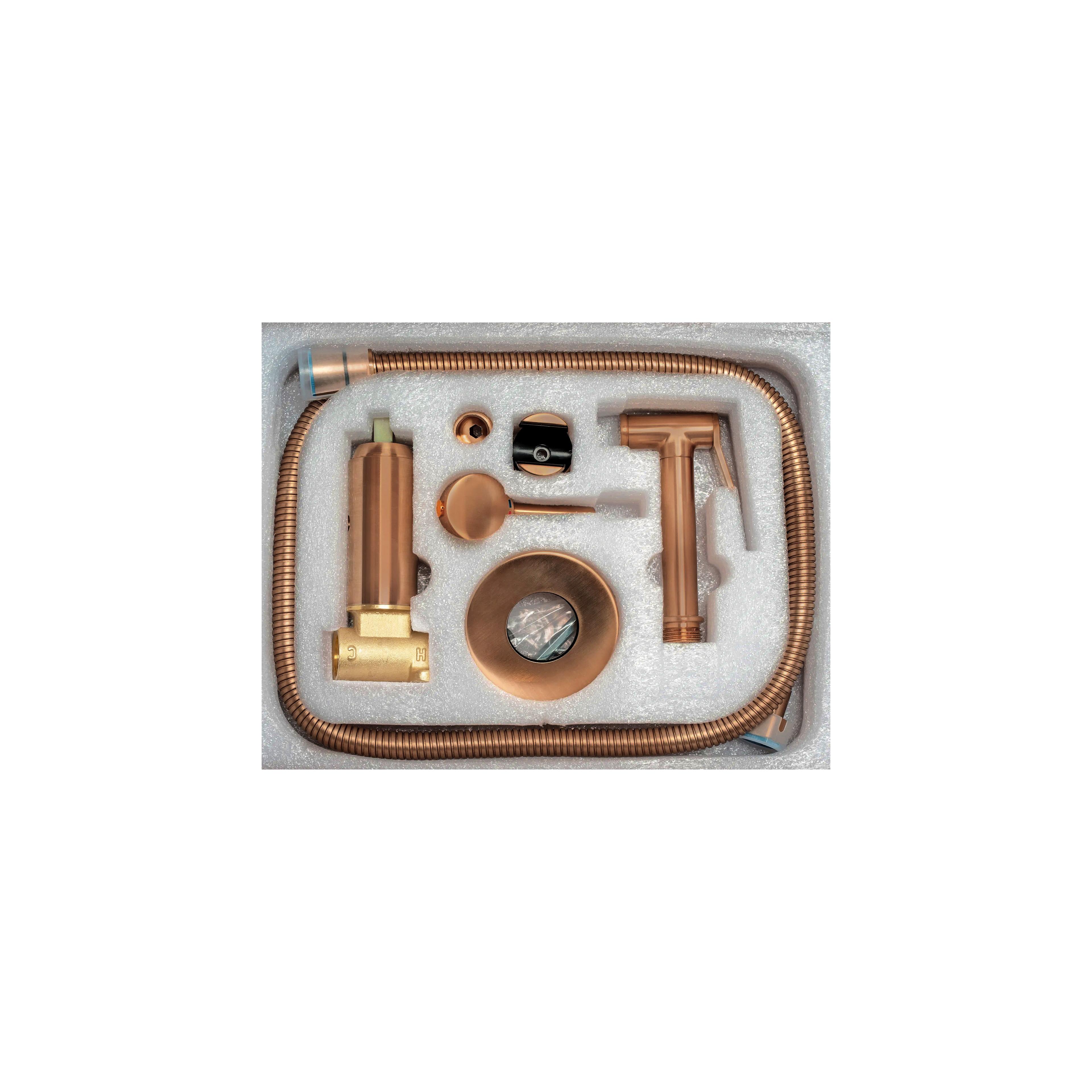 Bidetarmatur  Lungo Loop Copper Brush