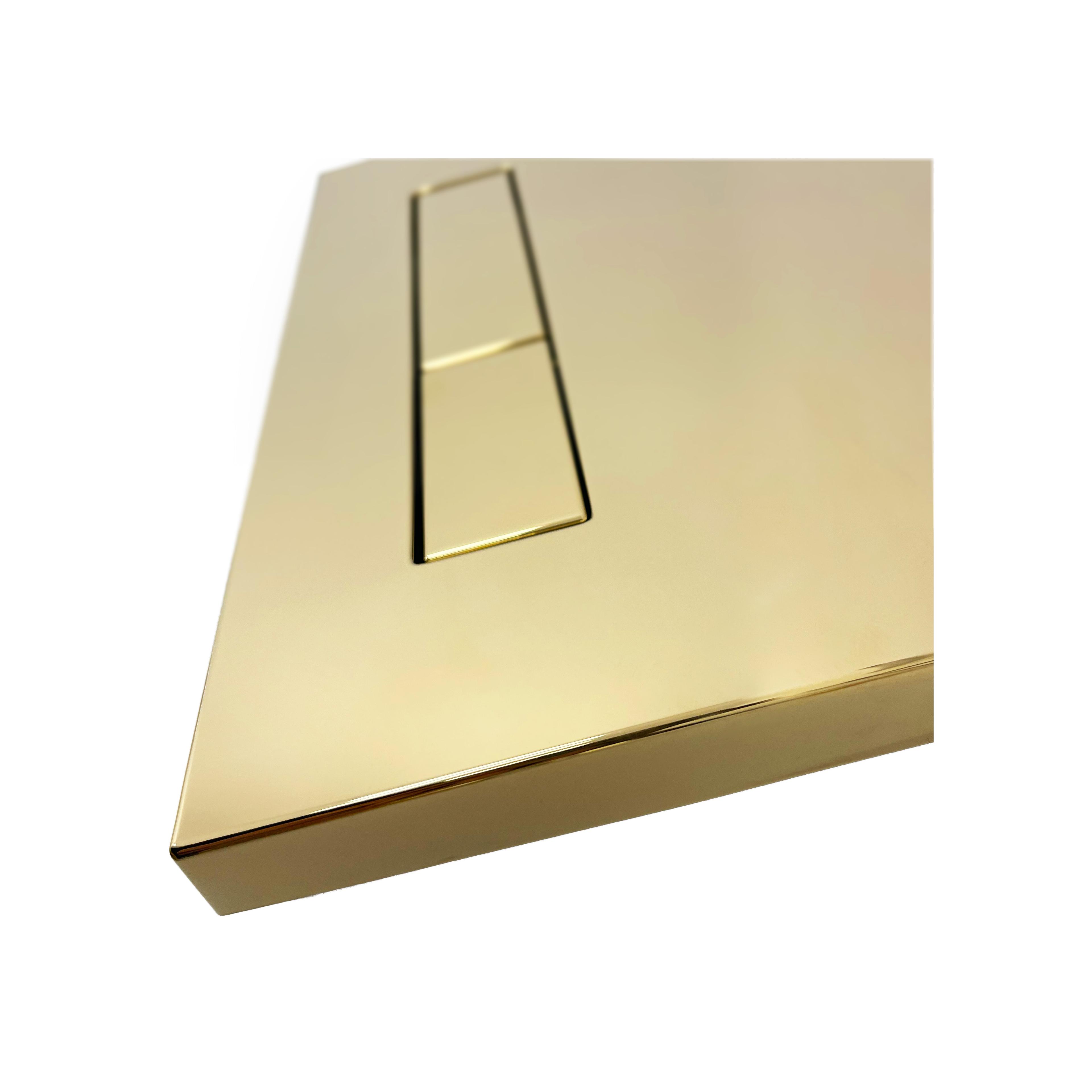 Spülknopf H   Gold für  WC