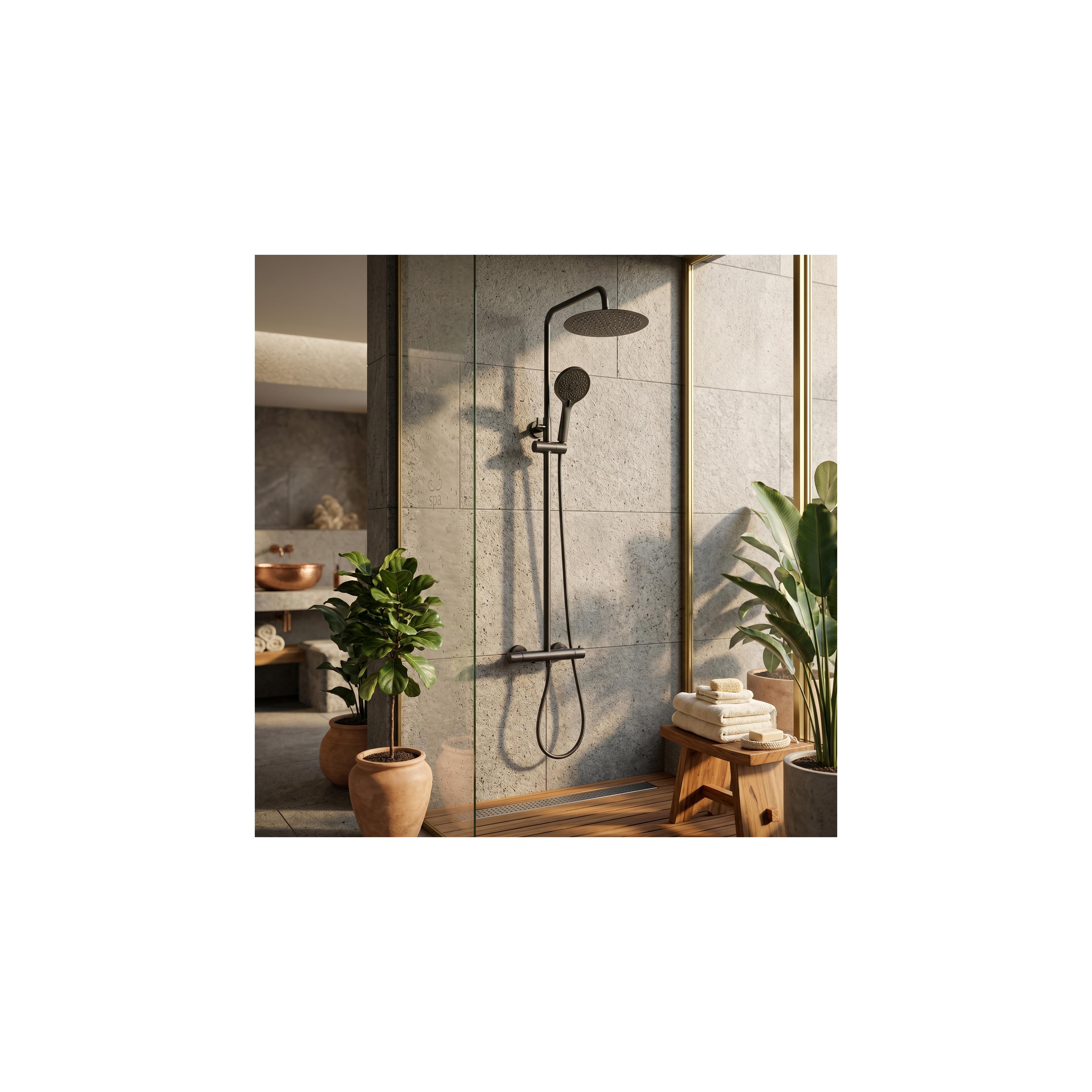 Thermostat Duschset Drop Titan