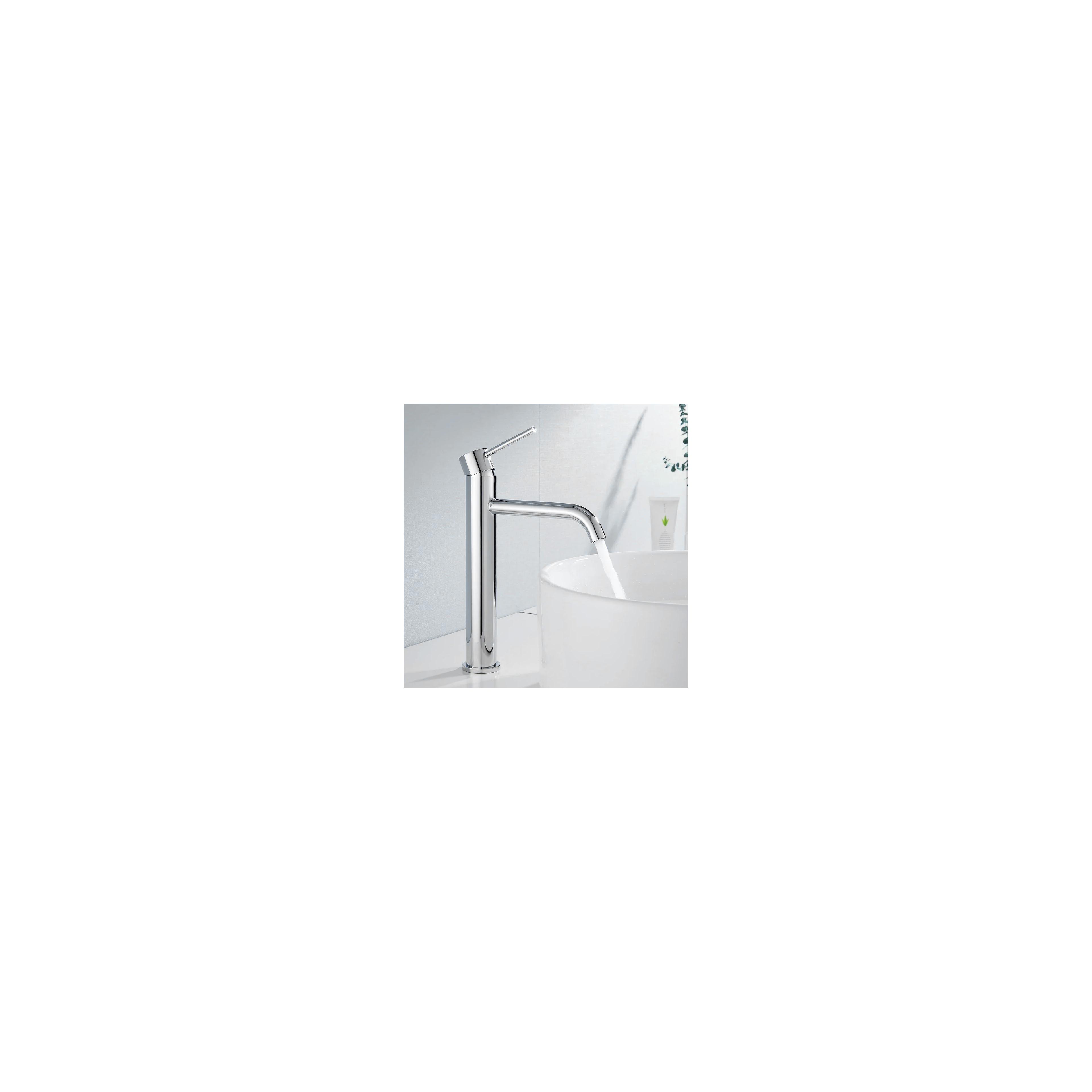 Bathroom faucet Rea Lungo Chrome High
