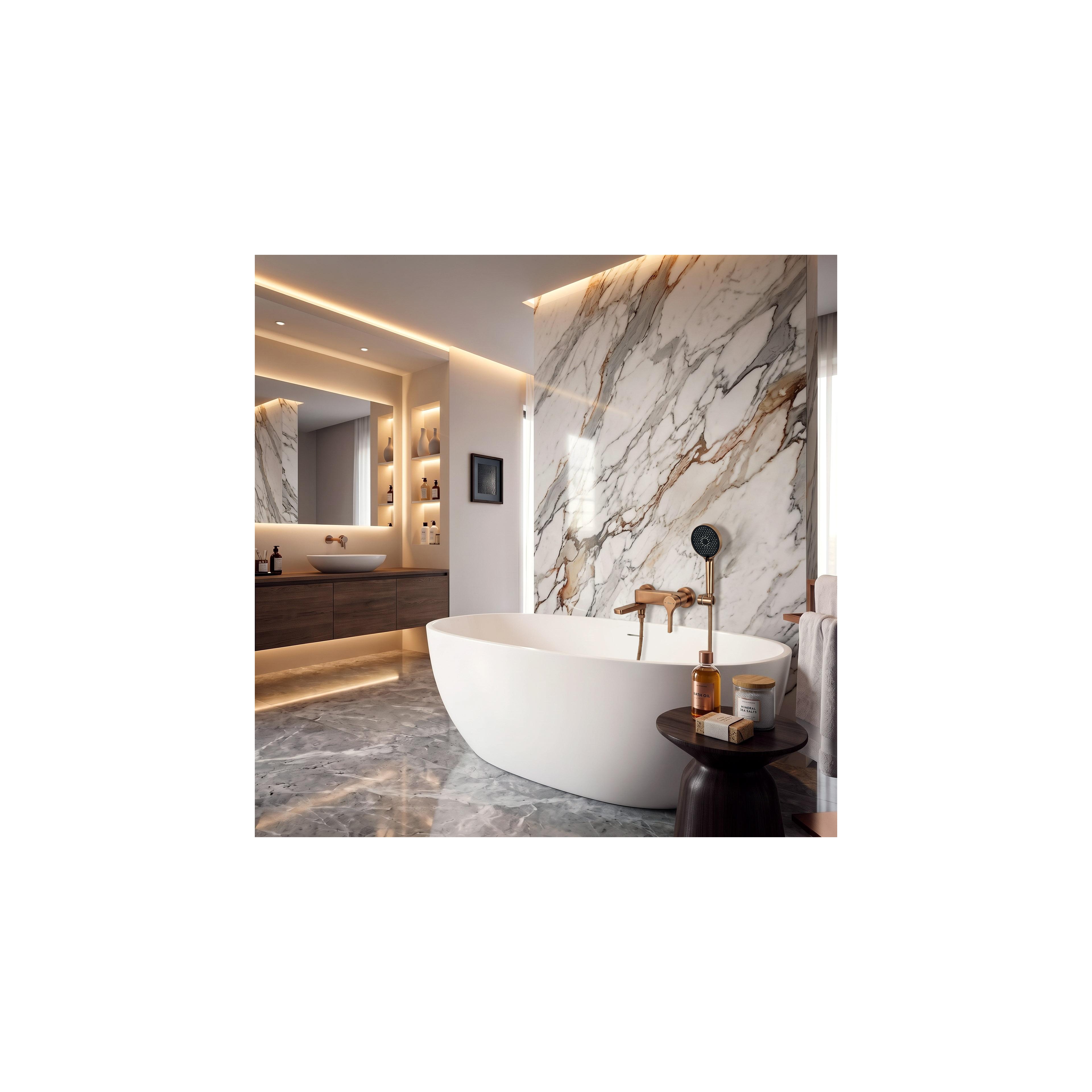 Bath faucet PREMIUM Rea Maxim Brush Copper