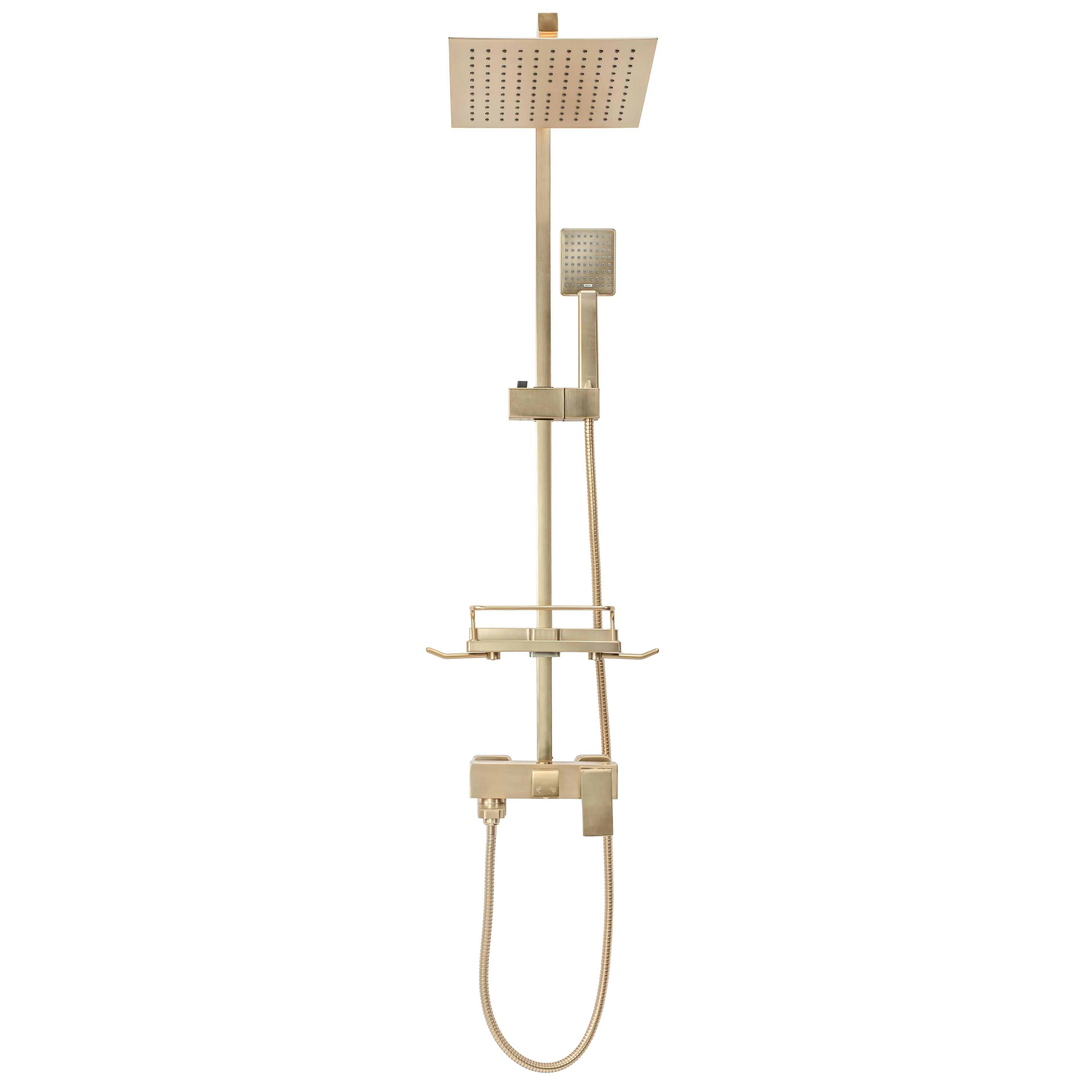 Duschgarnitur REA JACK BRUSHED GOLD