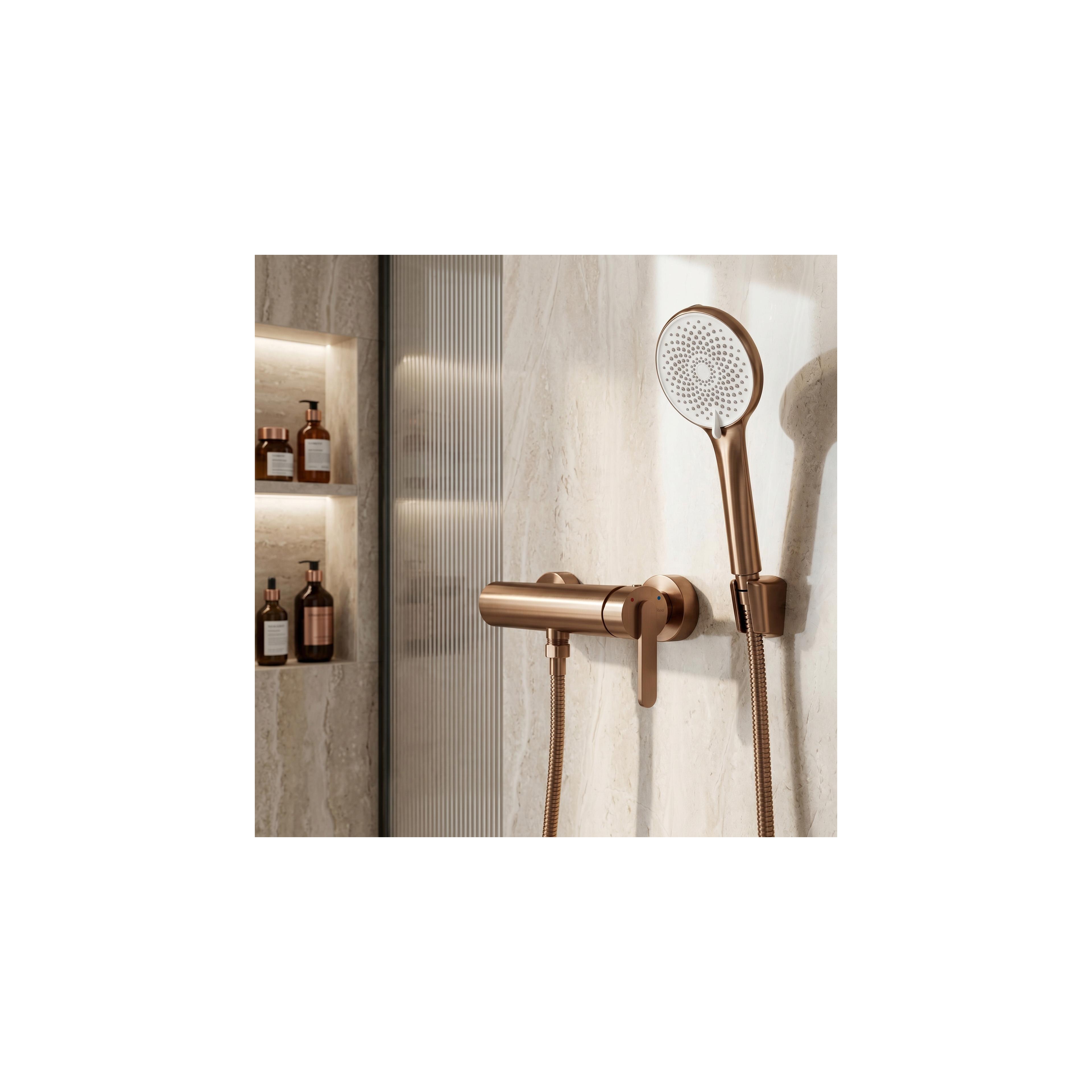 Wannenarmatur REA Ontario Side Brush Copper