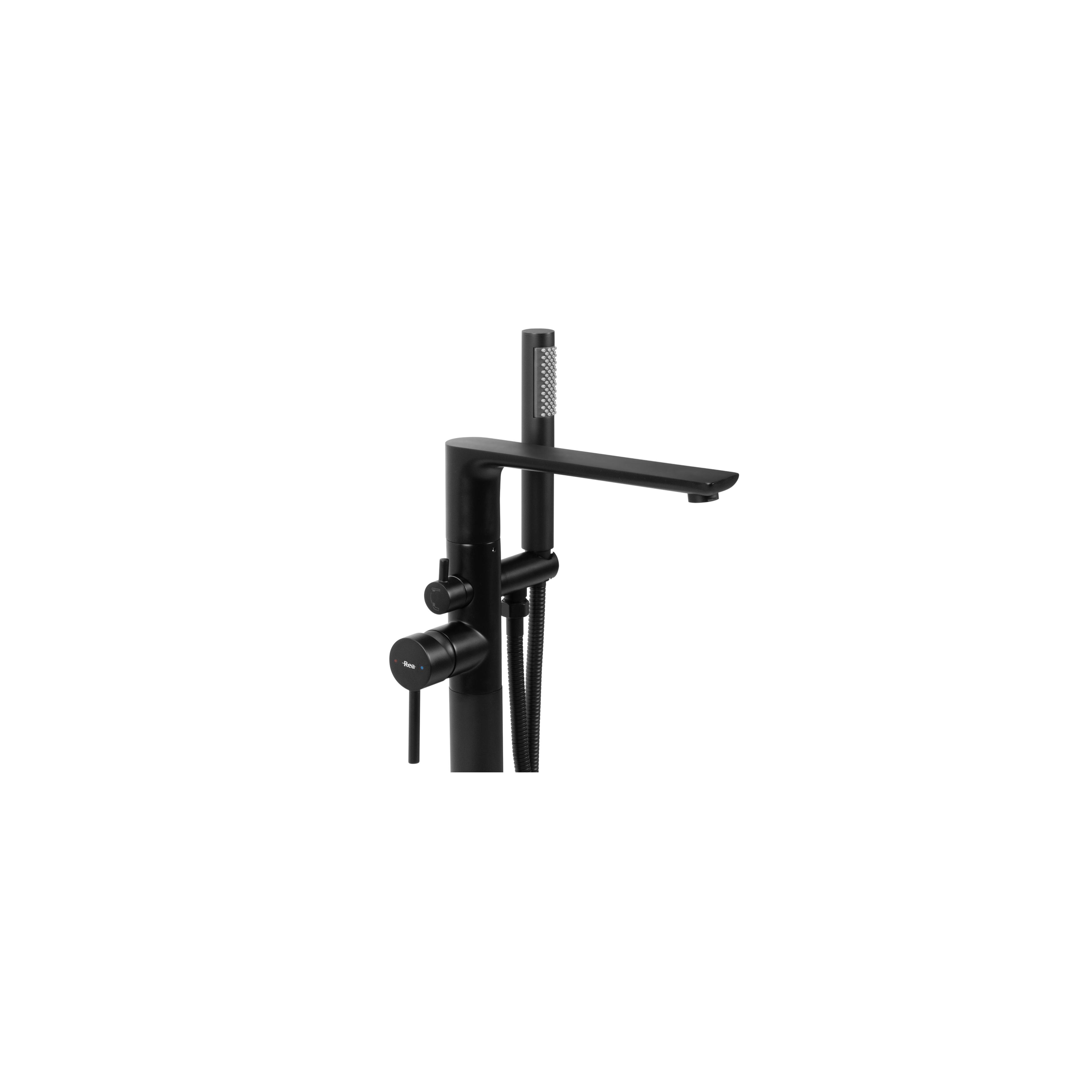Frei stehende Armatur Rea Flores Black