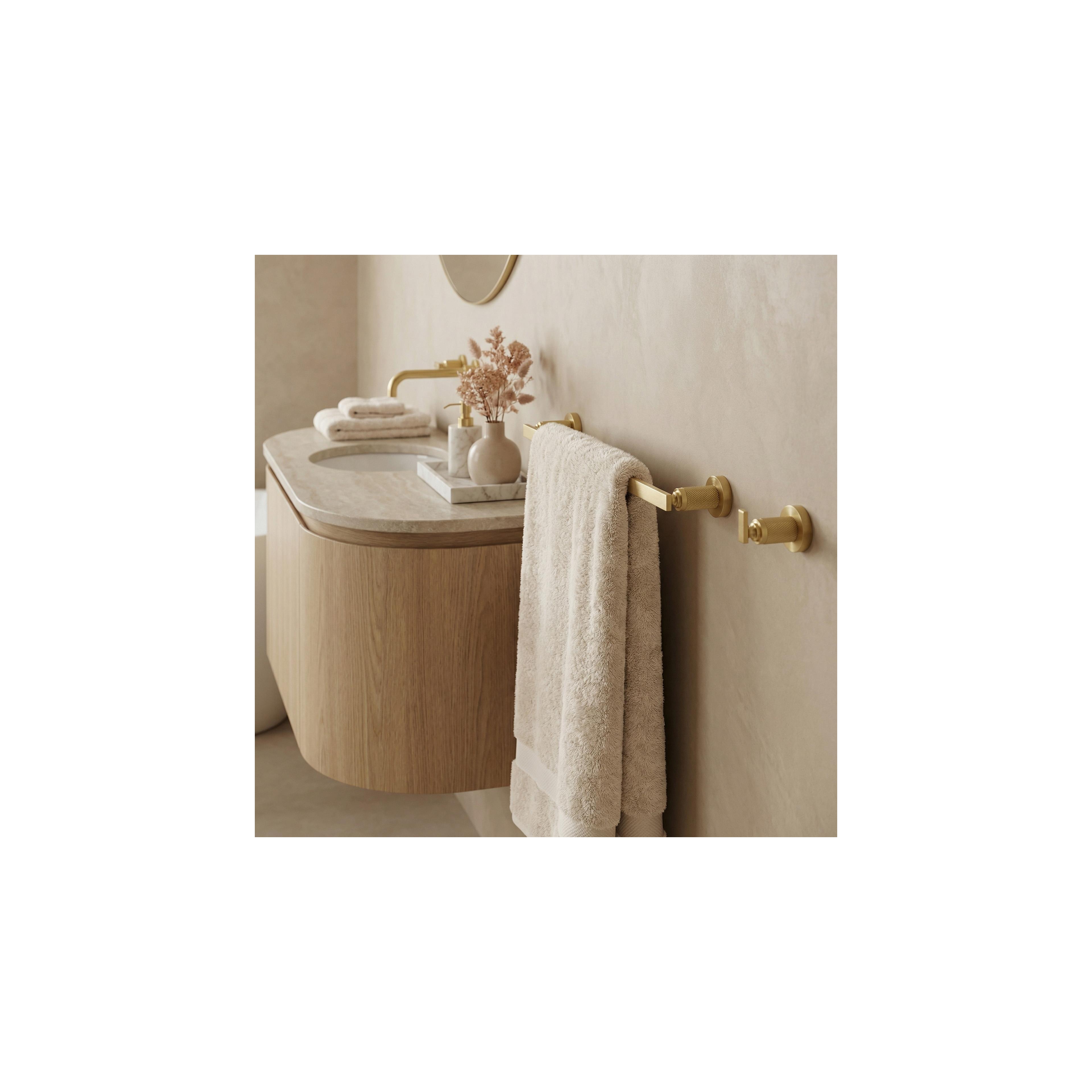 Bathroom hanger 81301 Virro Brush Gold