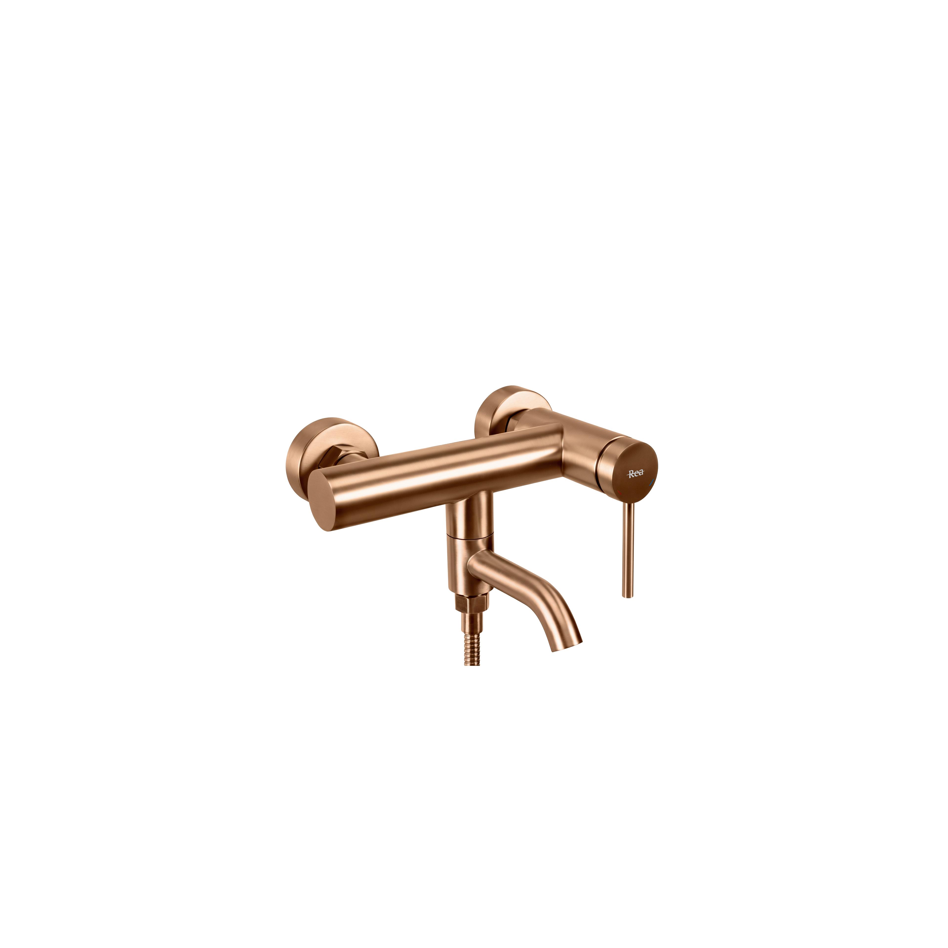 Badkraan Rea Clif Brushed Copper