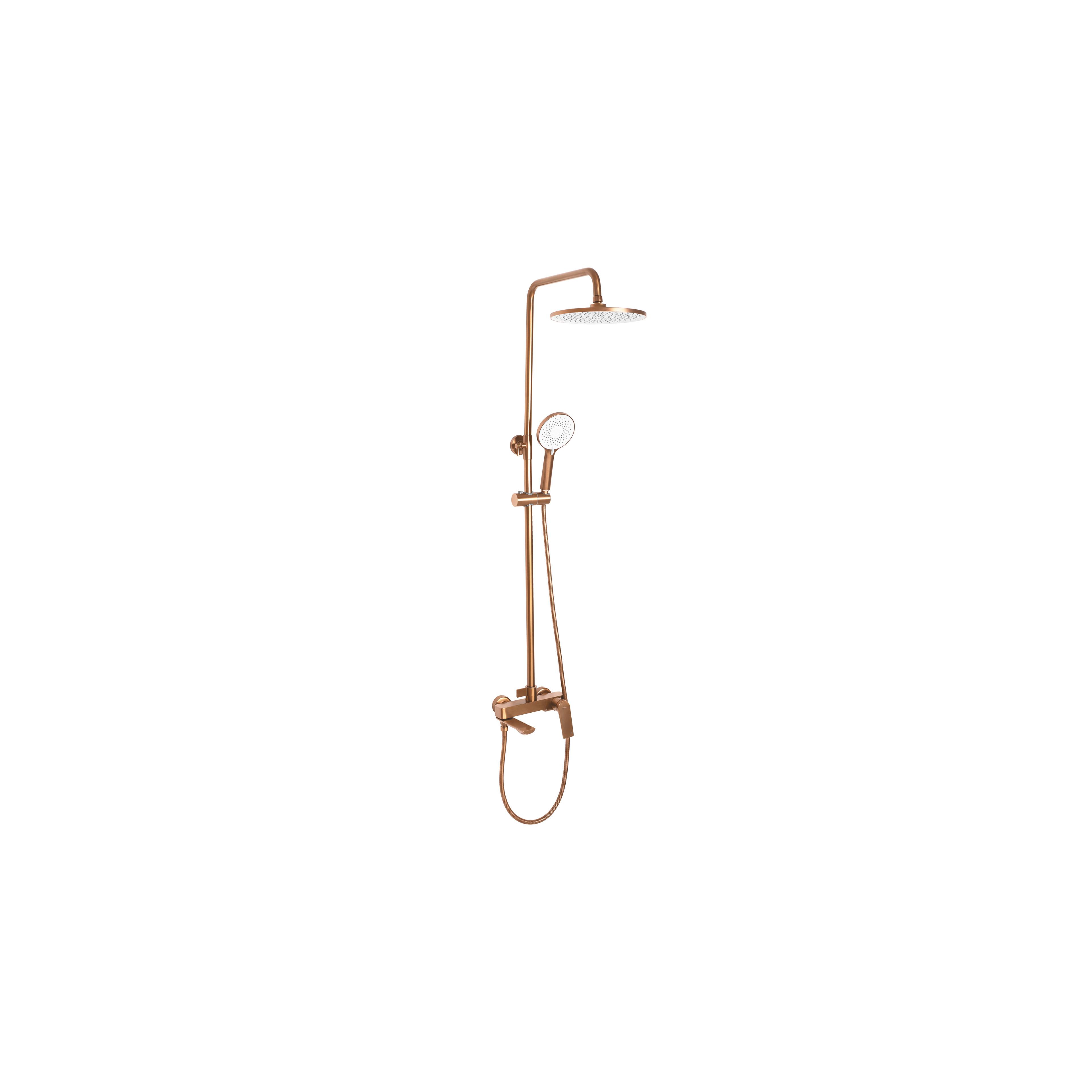 Στήλη Ντους REA AVALON BRUSHED Copper  σε χάλκινο βουρτσισμένο φινίρισμα