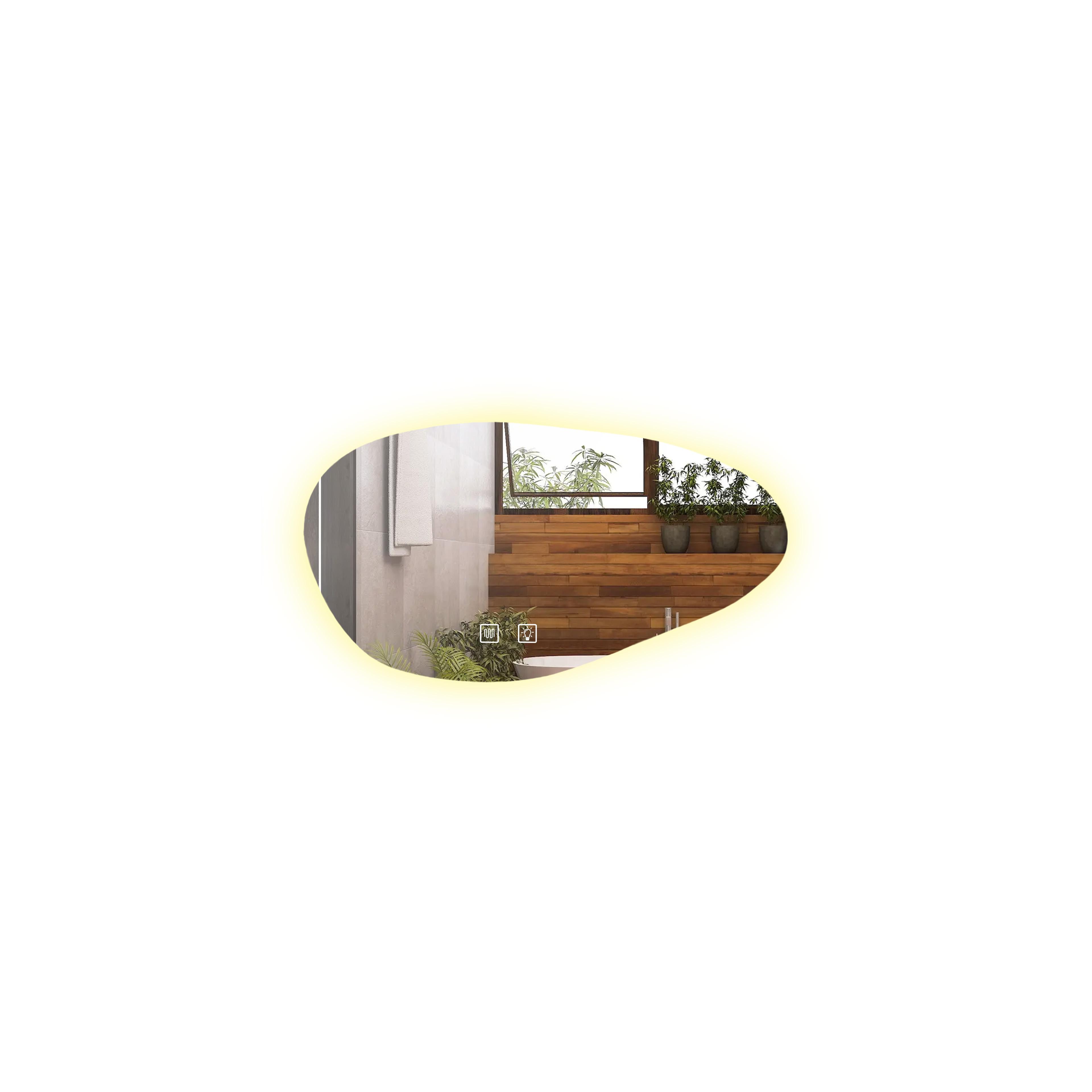 Mirror P11386  LED CLOUD A 100x60cm