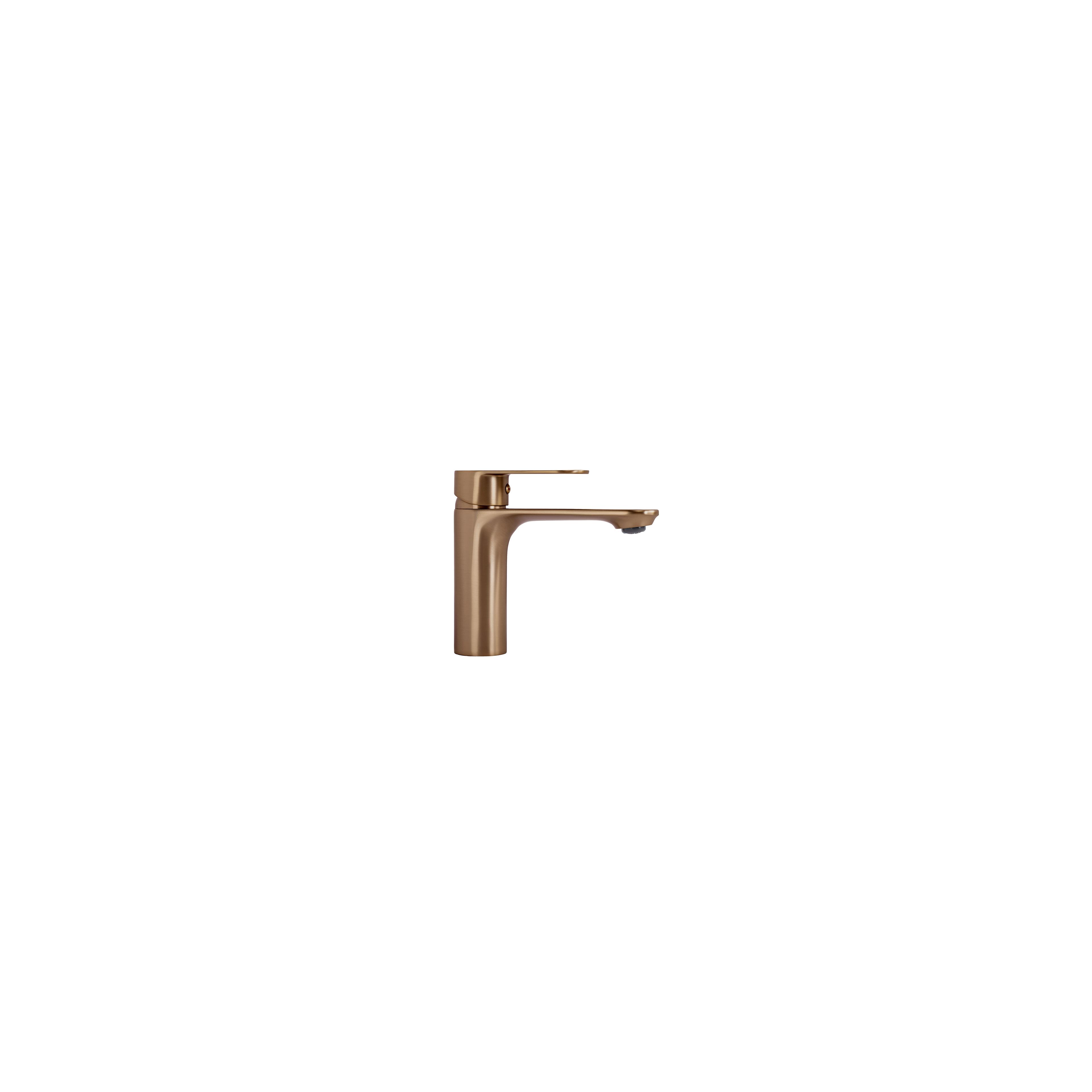 Waschbeckenarmatur Rea Drop Brush Copper low
