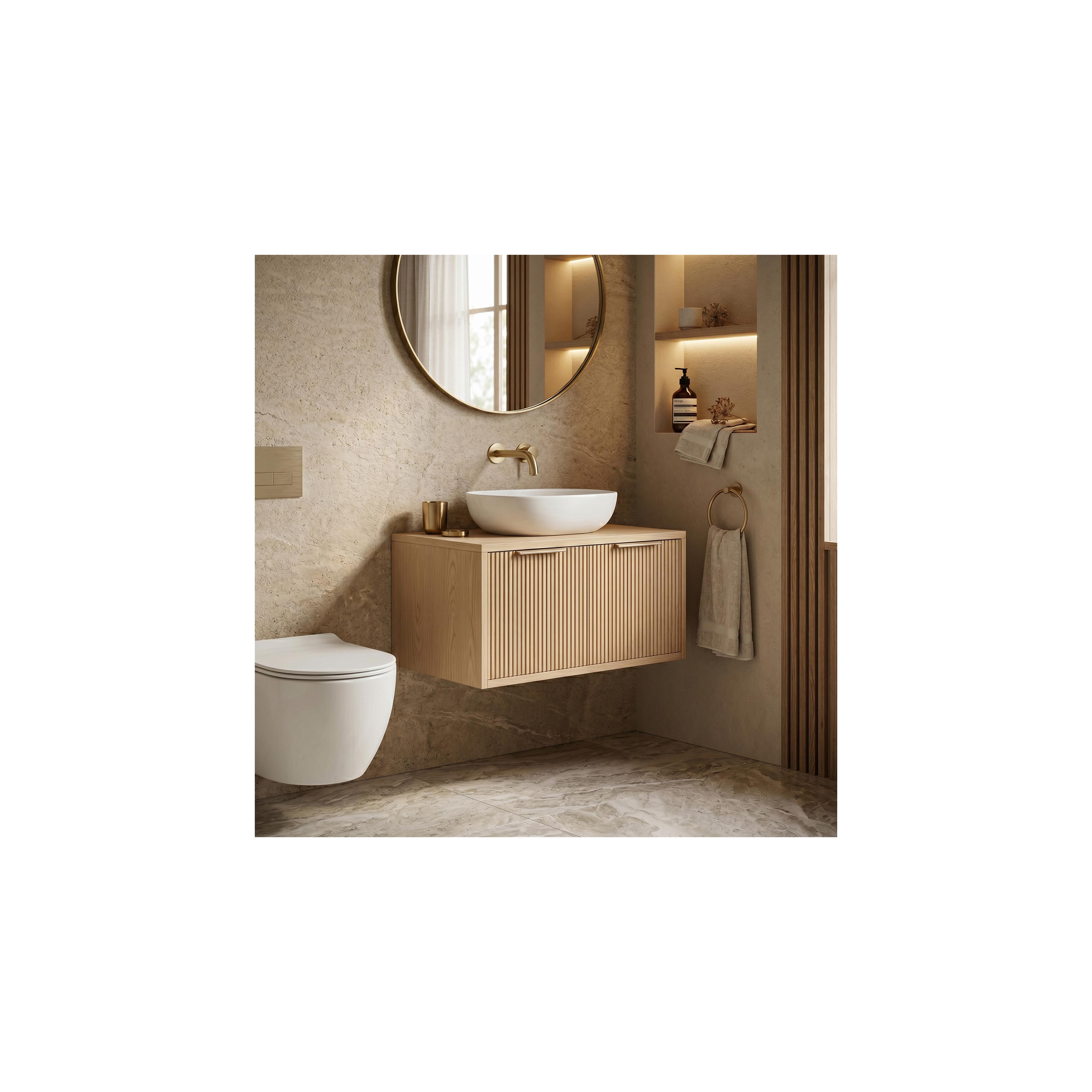 Waschtischunterschrank Rea Core 80cm Beige