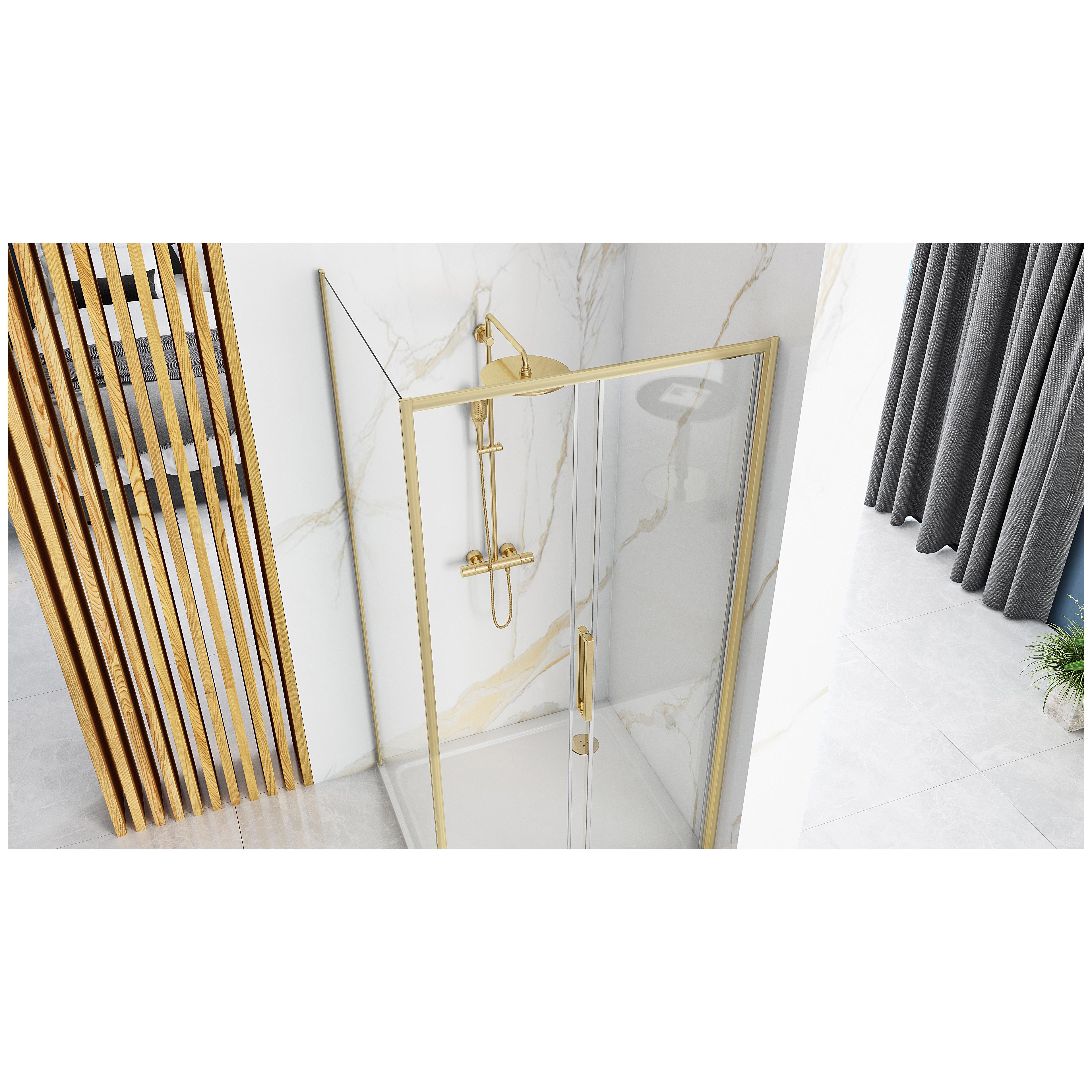 Zuhanykabin Rapid Slide Gold Brush