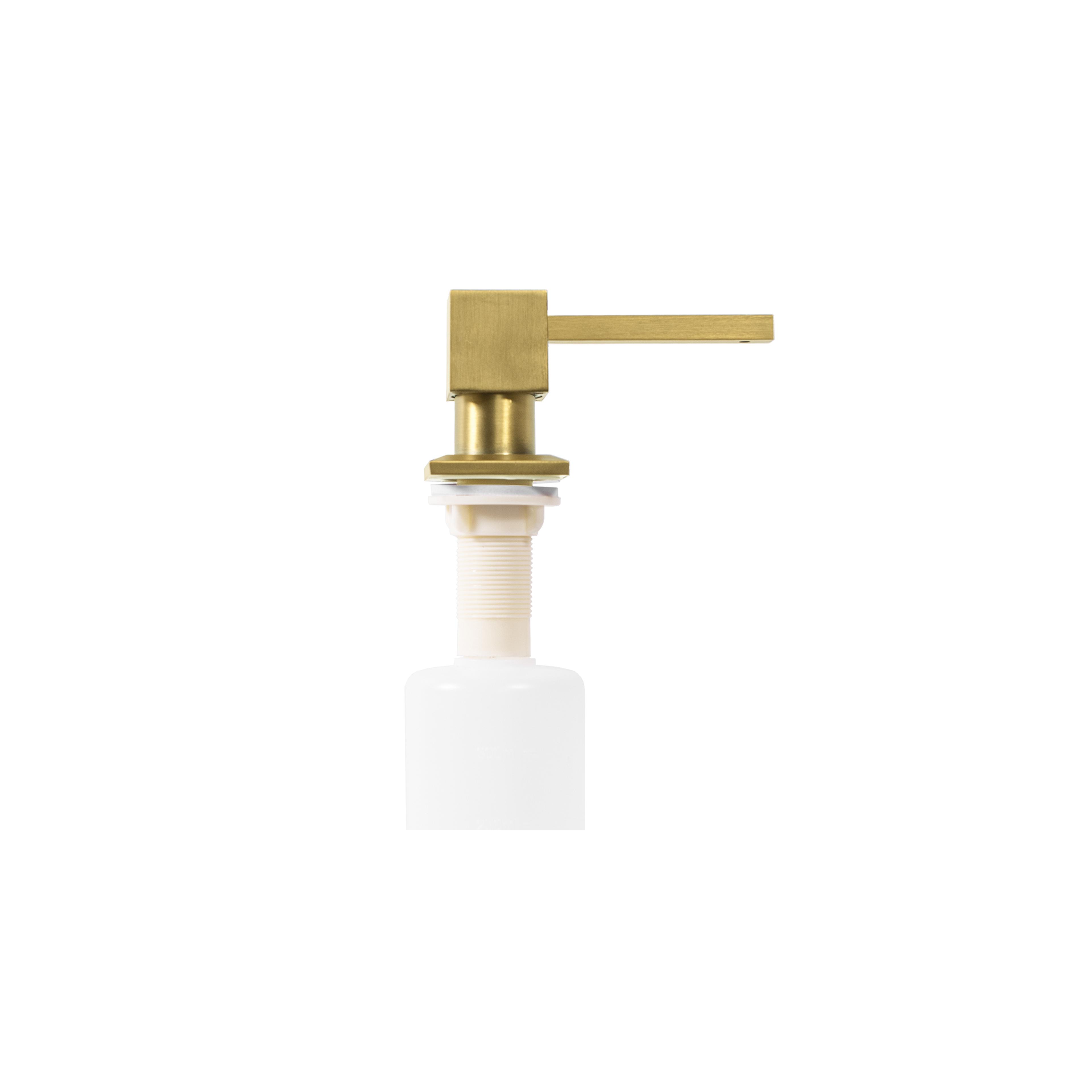 Dozator za sapun gold brush square