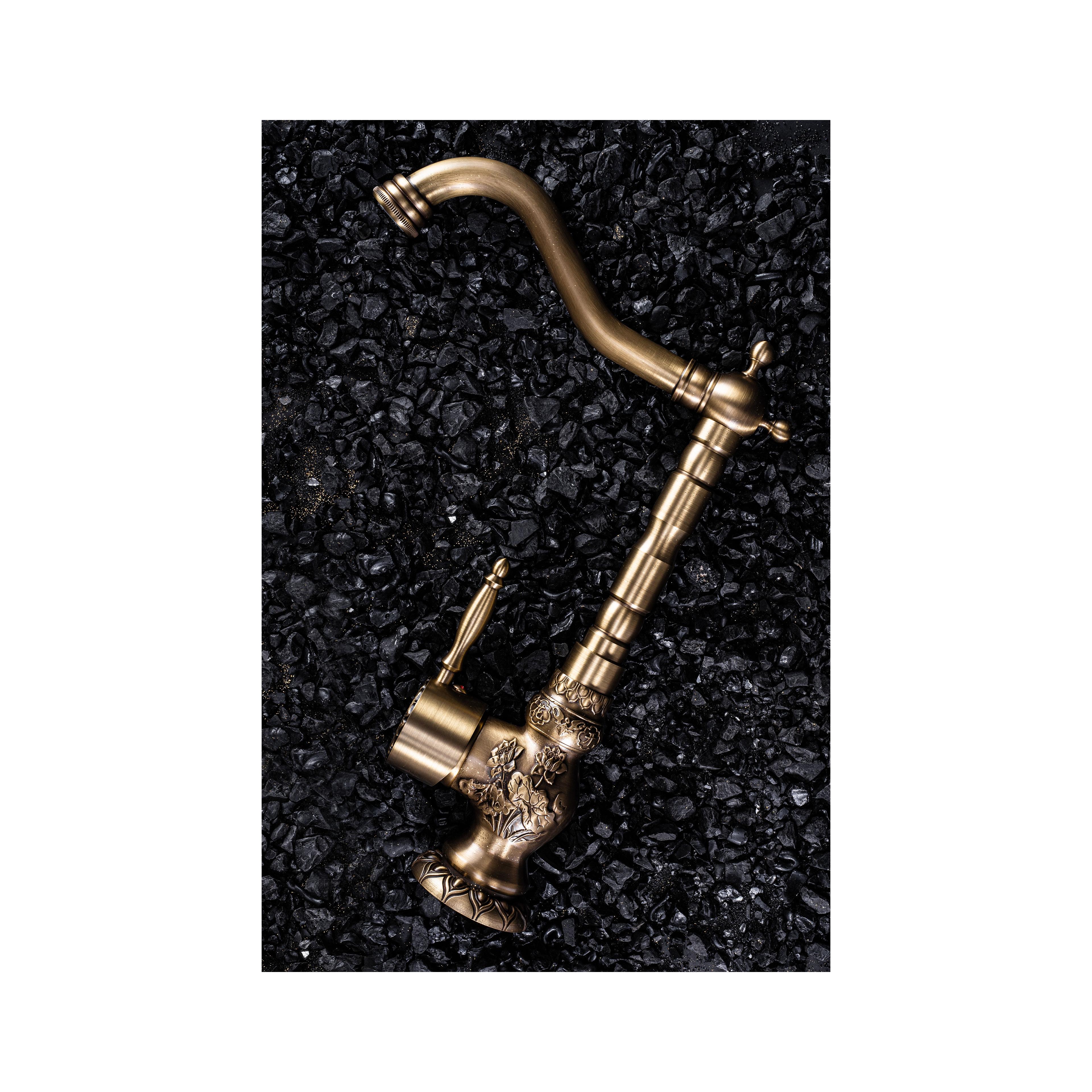 Küchenarmatur Waschbeckenarmatur Rea VENICE antique bronze