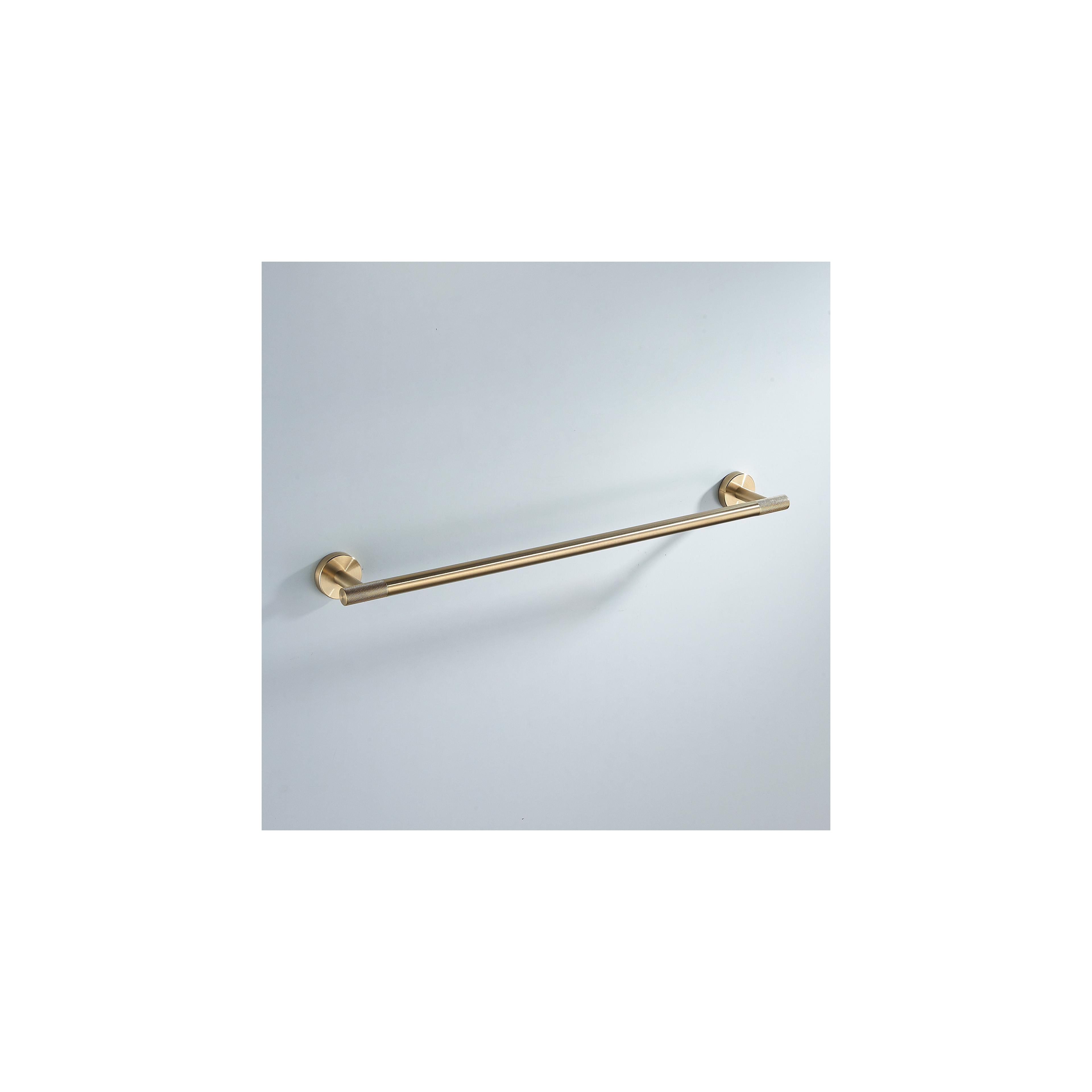 Enkel handdukshängare 6603 Modern Borstad Guld