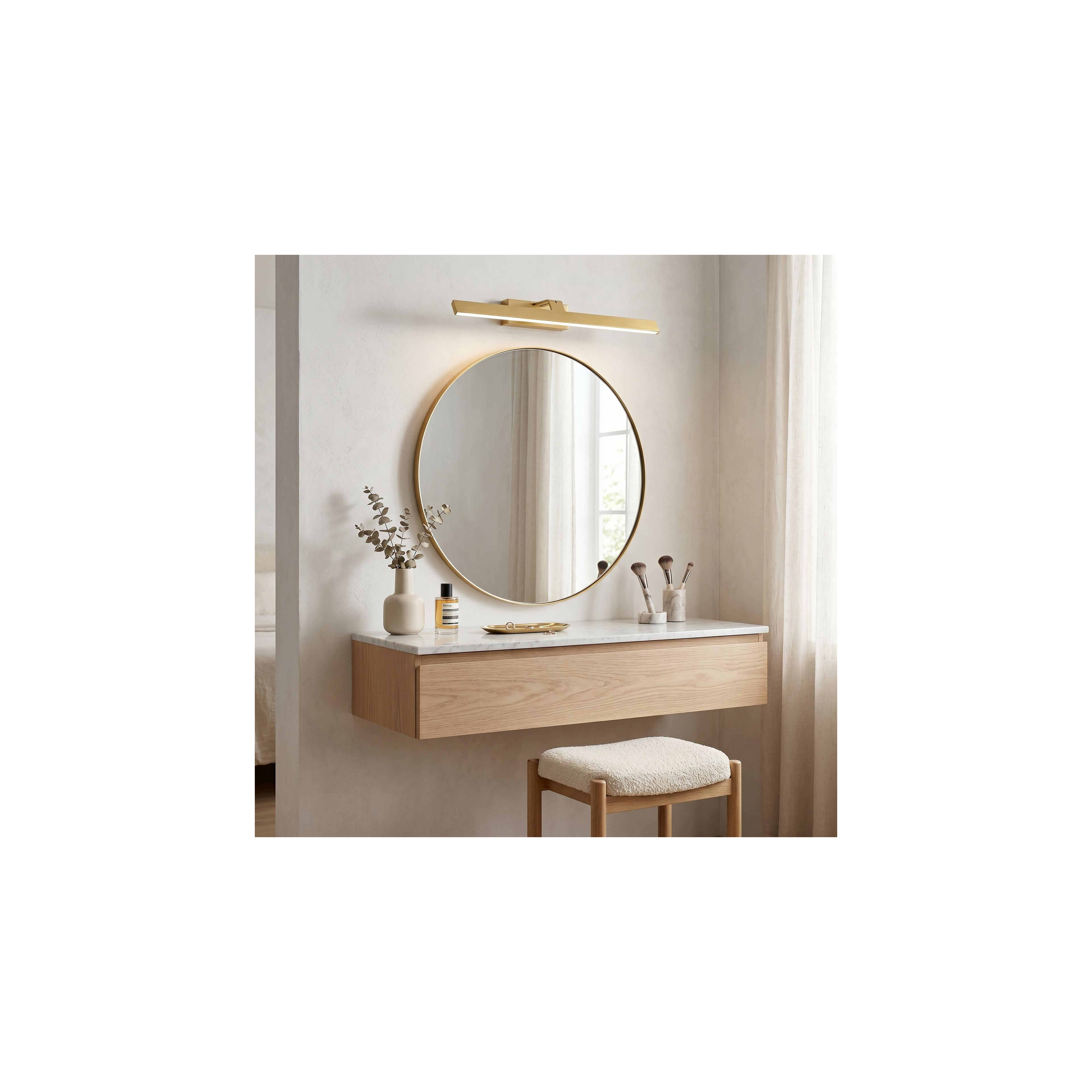 Bad LED-Wandleuchte SWE008-1W 58cm BRUSH GOLD