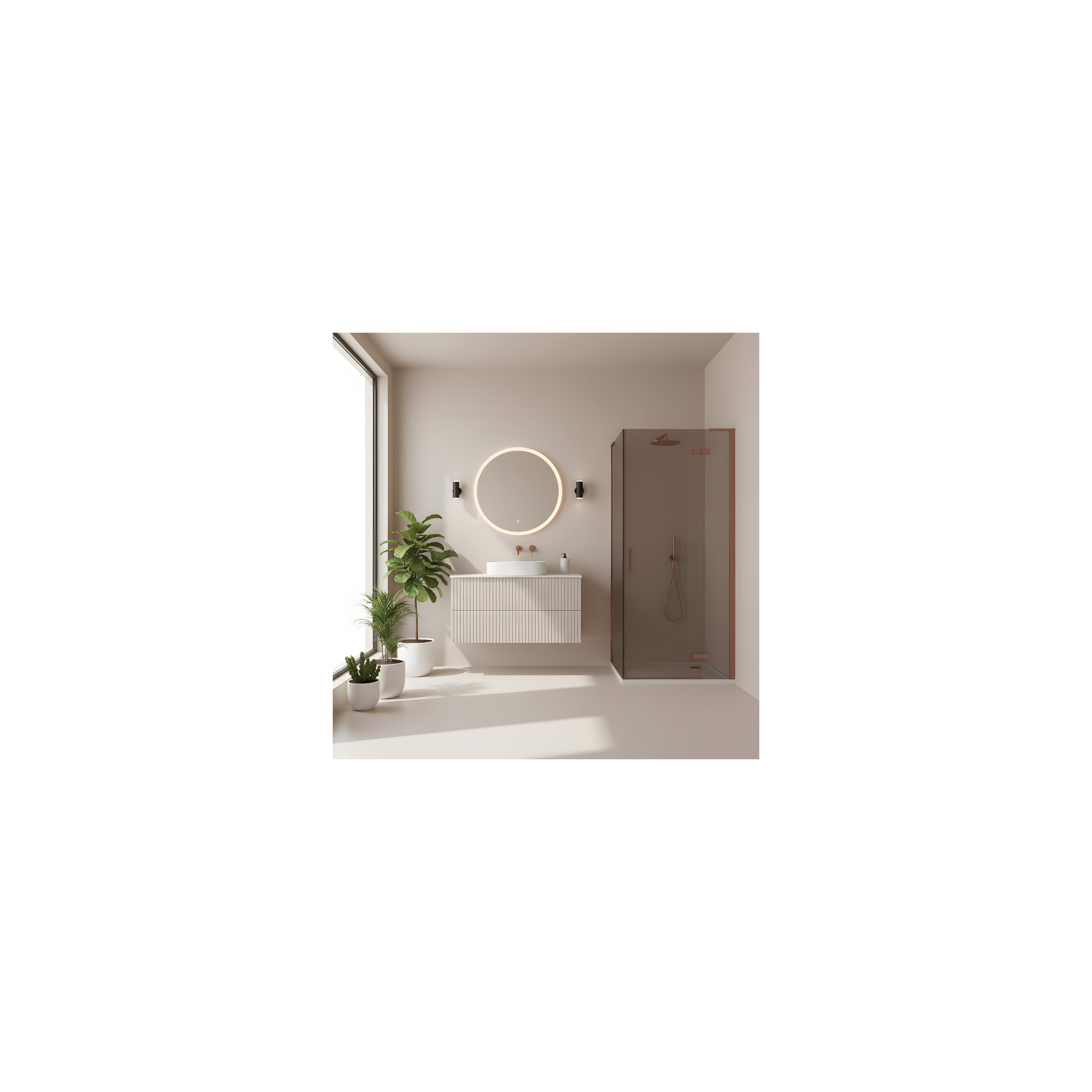 Duschkabine REA Hugo 80x90 Copper Brush