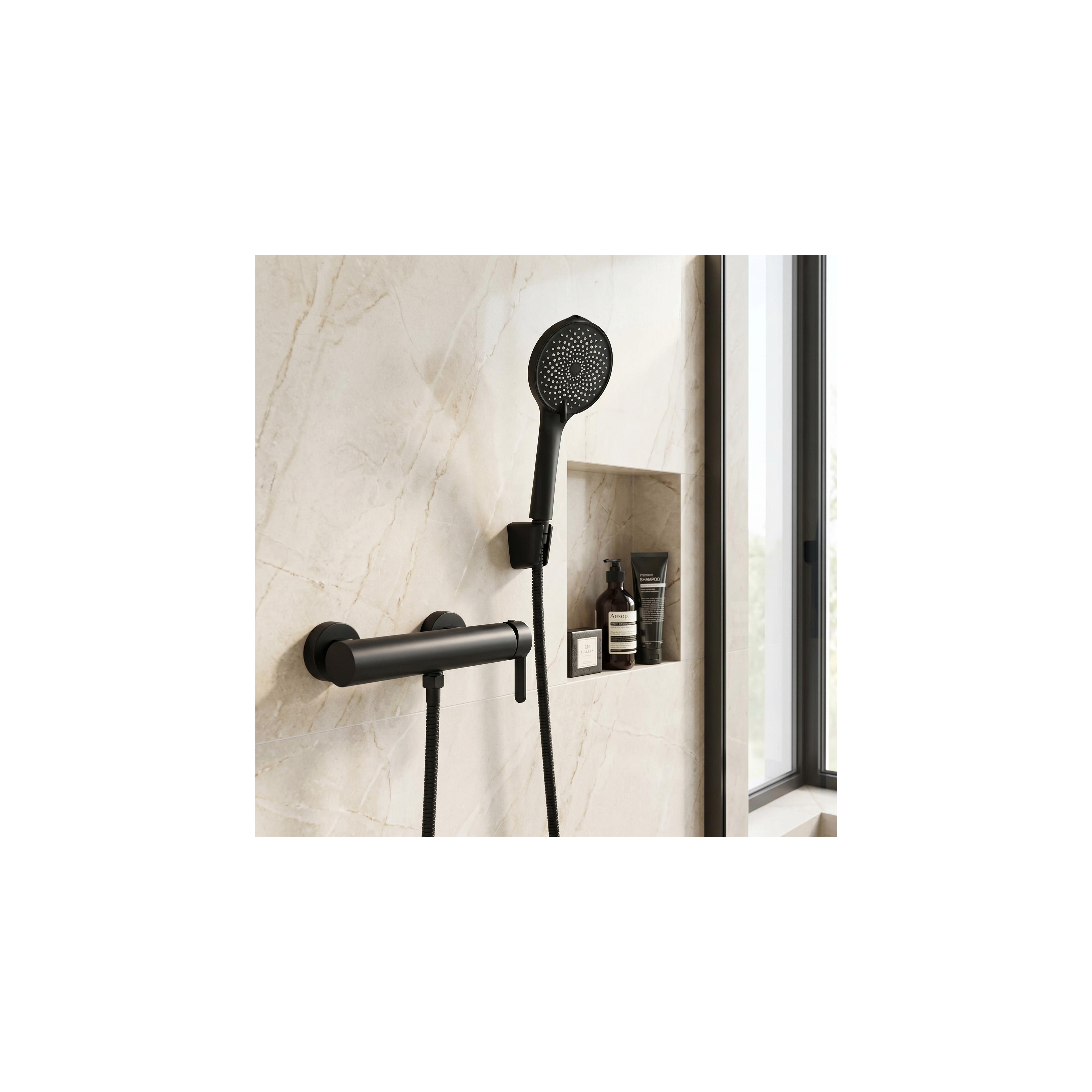 Badkarsblandare REA Ontario Side Black