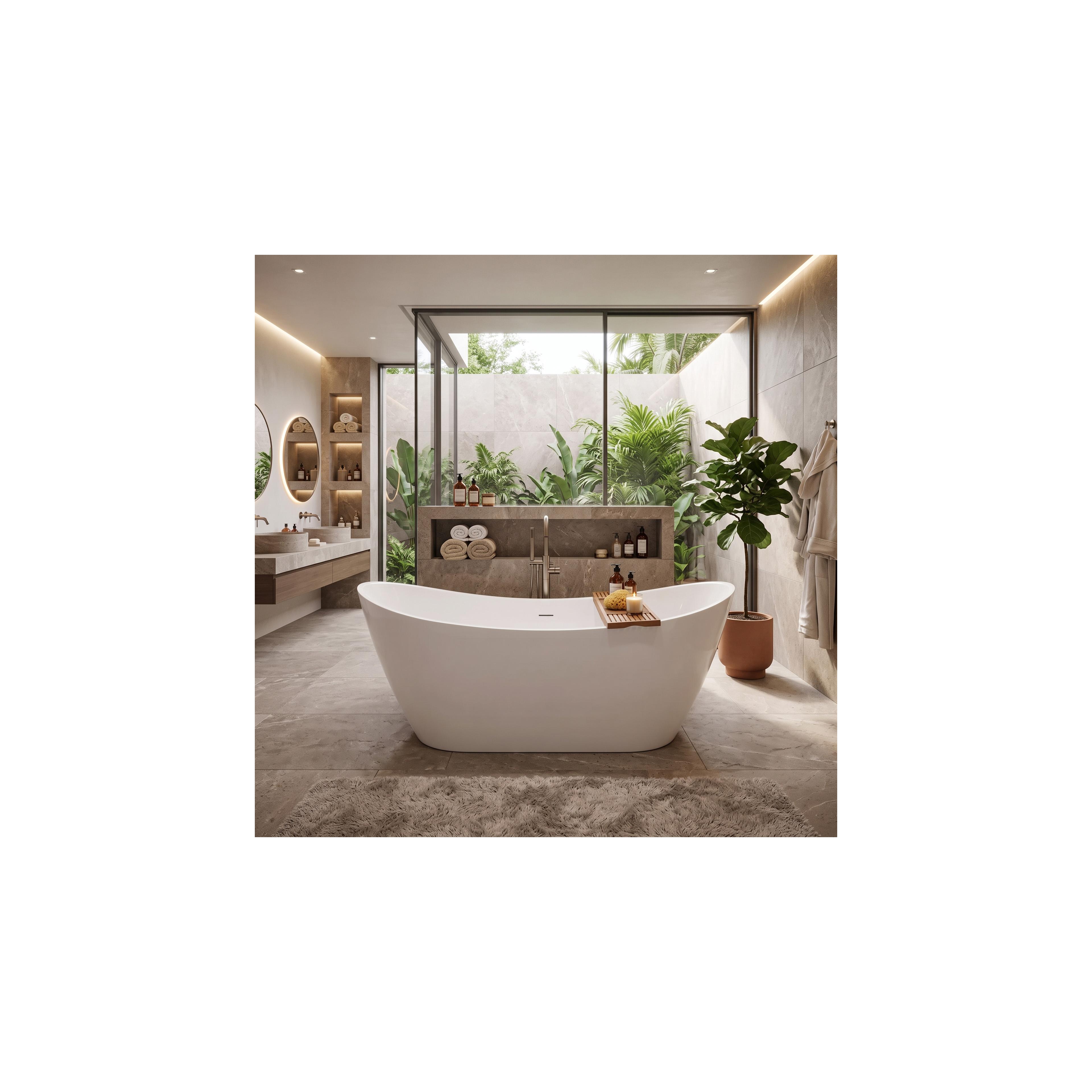 Freestanding bath Rea Ferrano 180