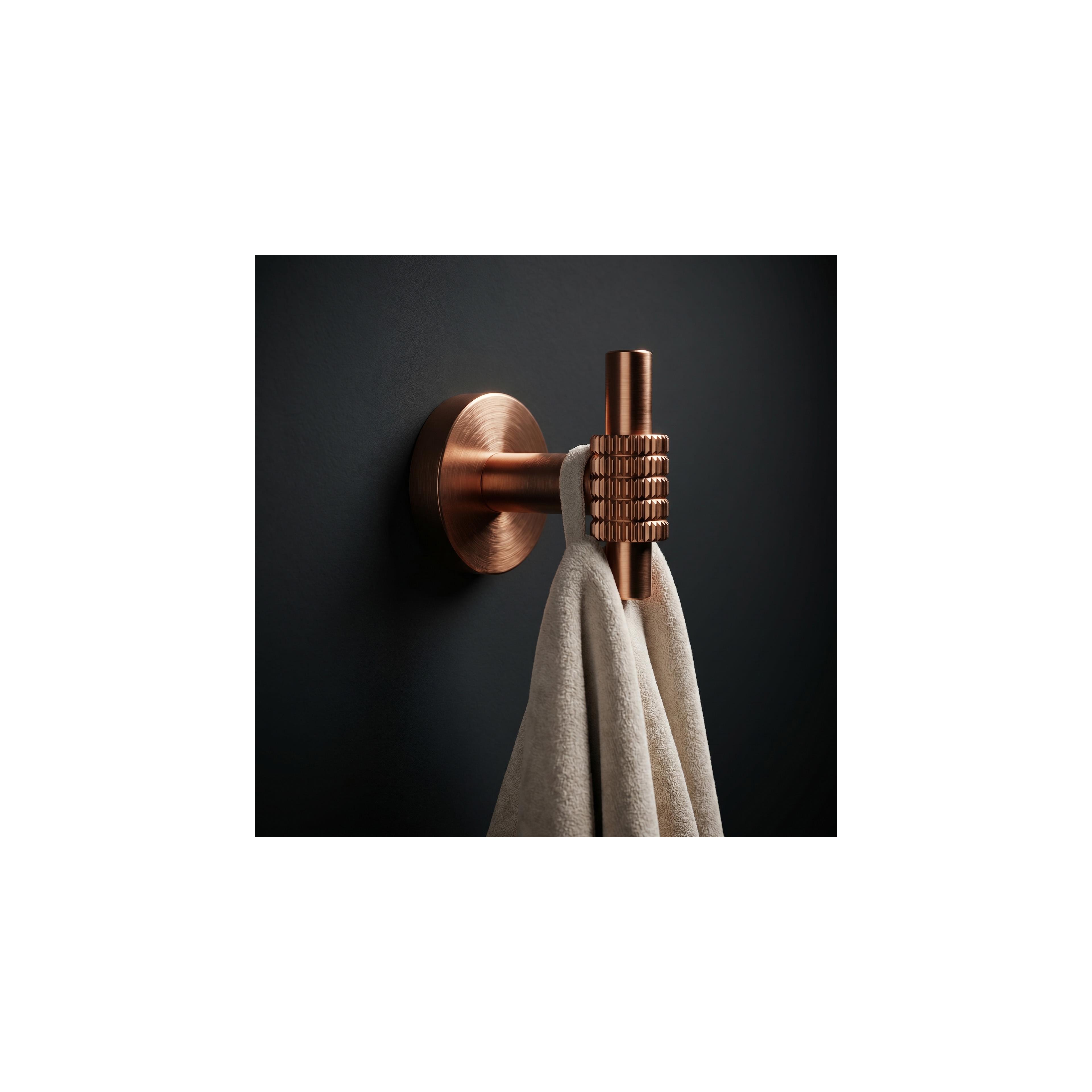 Patère de salle de bain 29104  Riwon Brush Copper