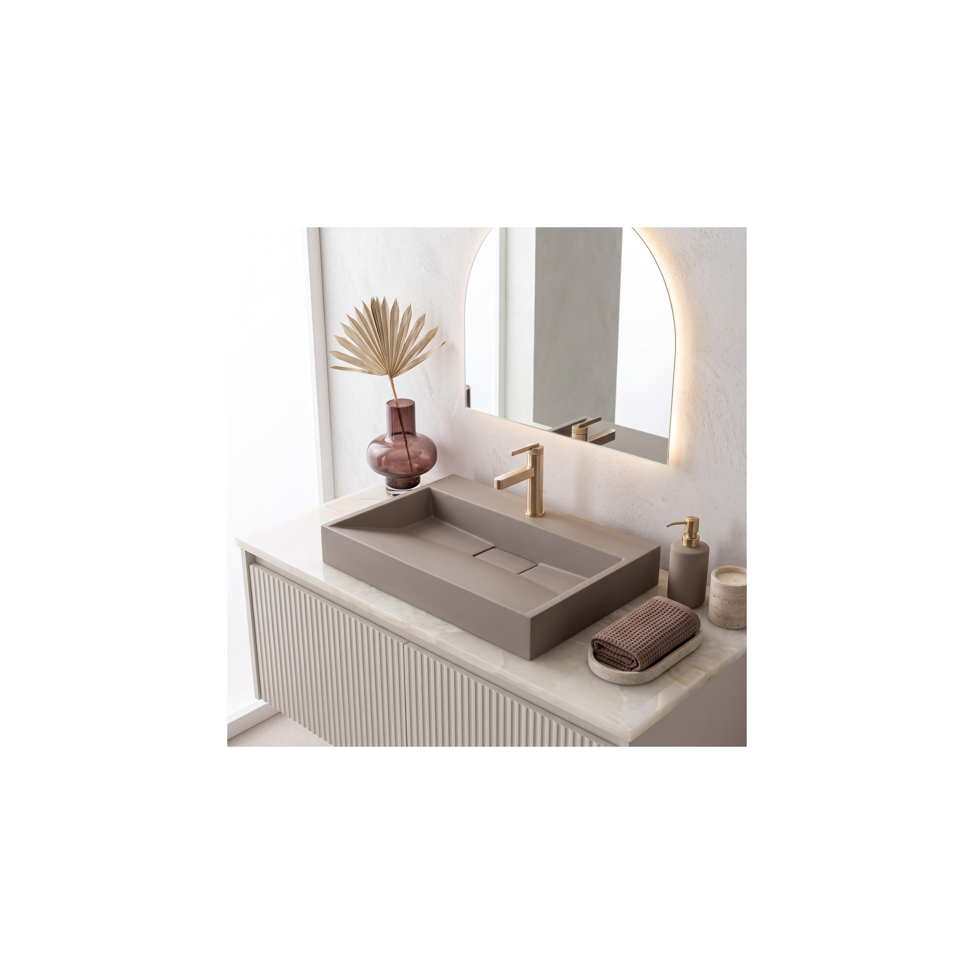 Konglomeratni umivaonik Rea GOYA 70CM Taupe