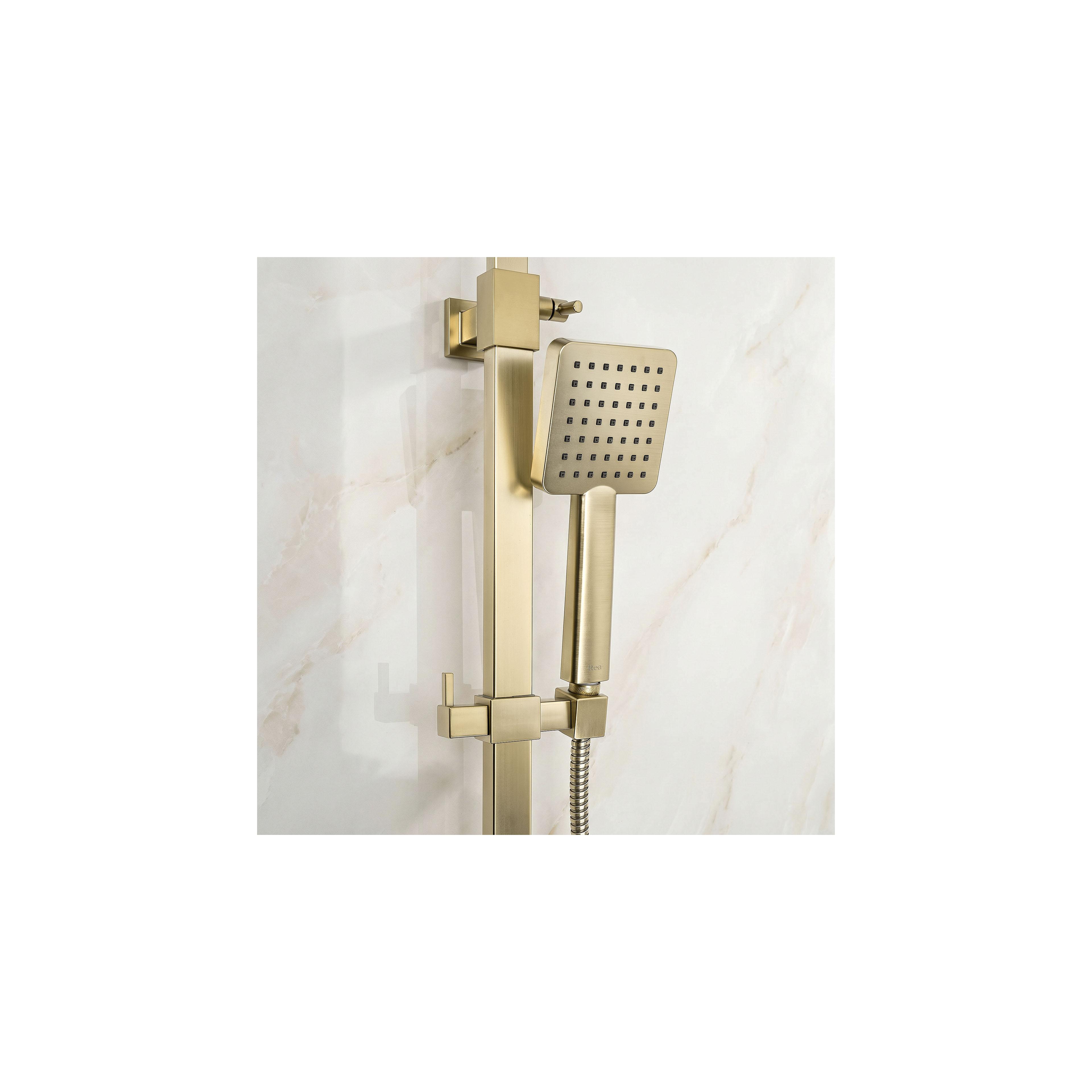 Duschgarnitur Rea Atrium Brush Gold