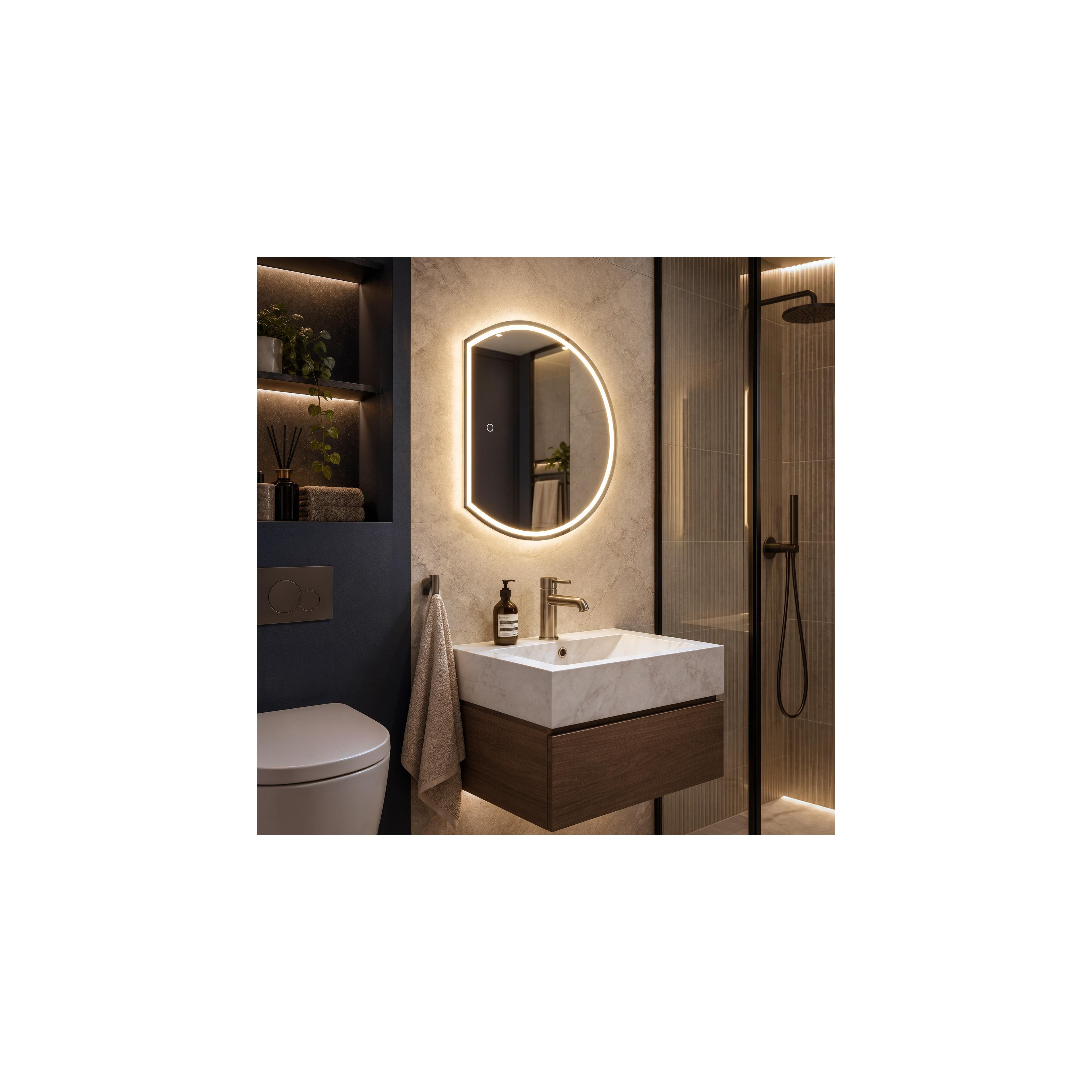 Espejo de pared LED YH-BL-2 54x60cm