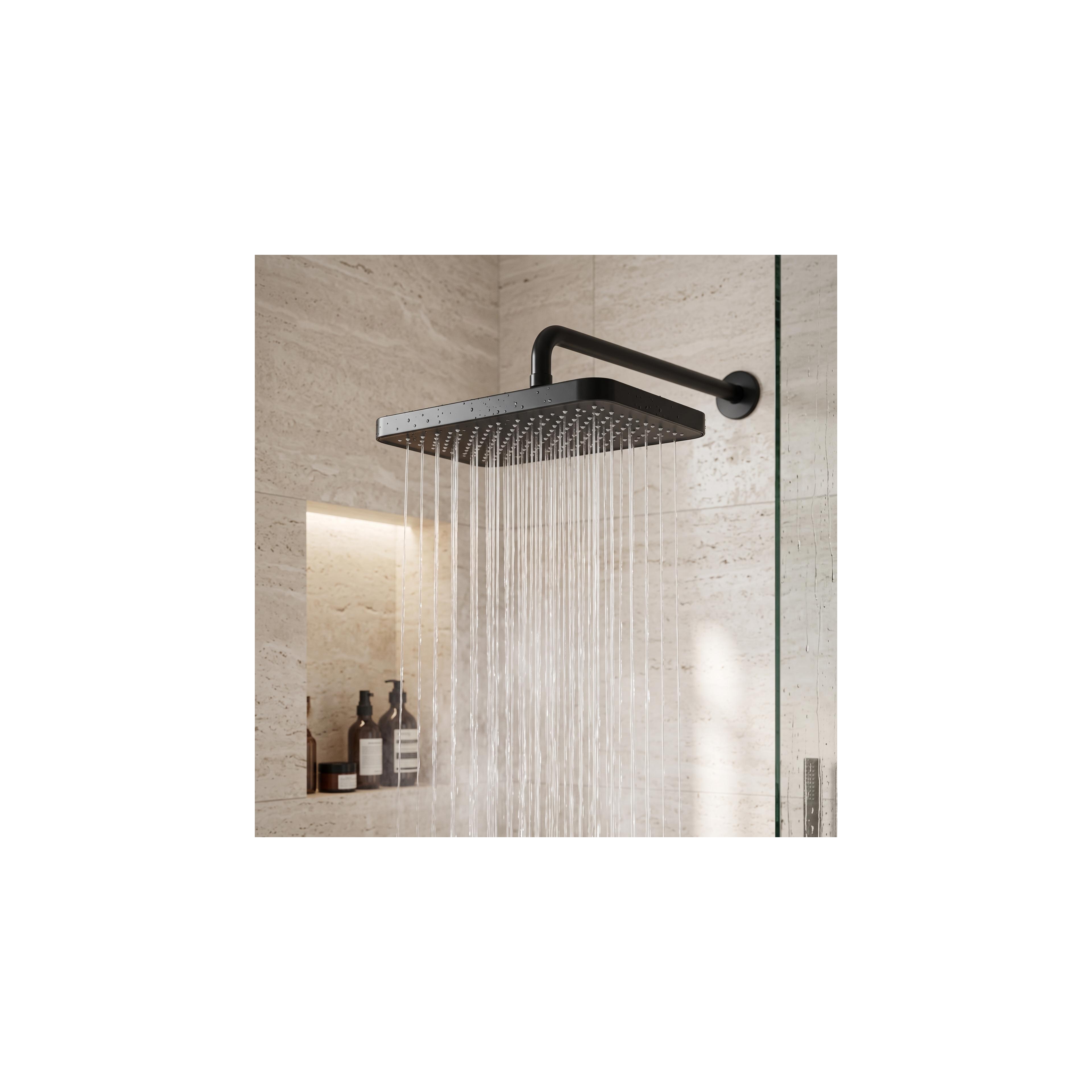 Rectangular shower head REA JS-032 Black