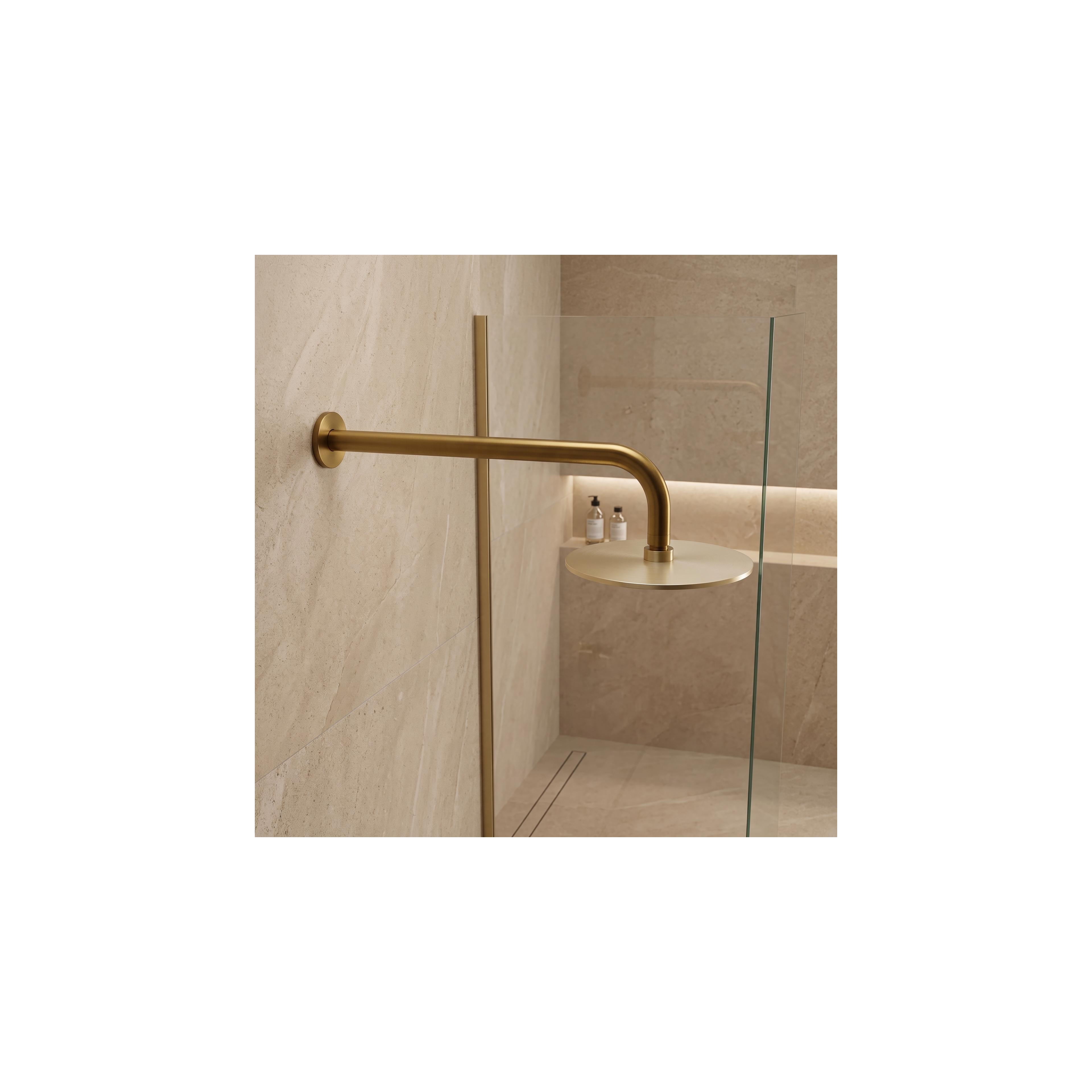 Duscharm rund REA JS-9021 40cm Brush gold