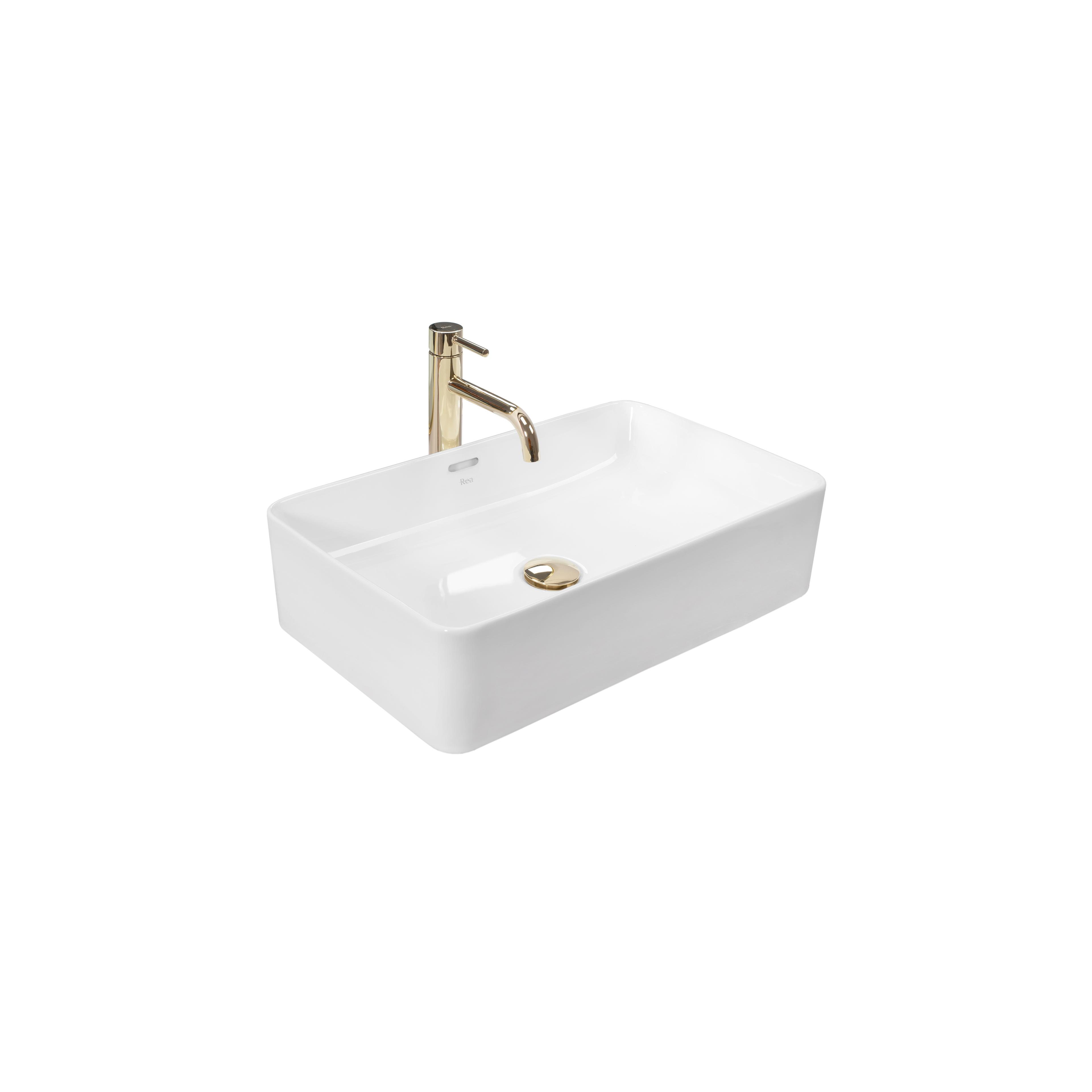 Aufsatzwaschbecken Rea Berta 55 White