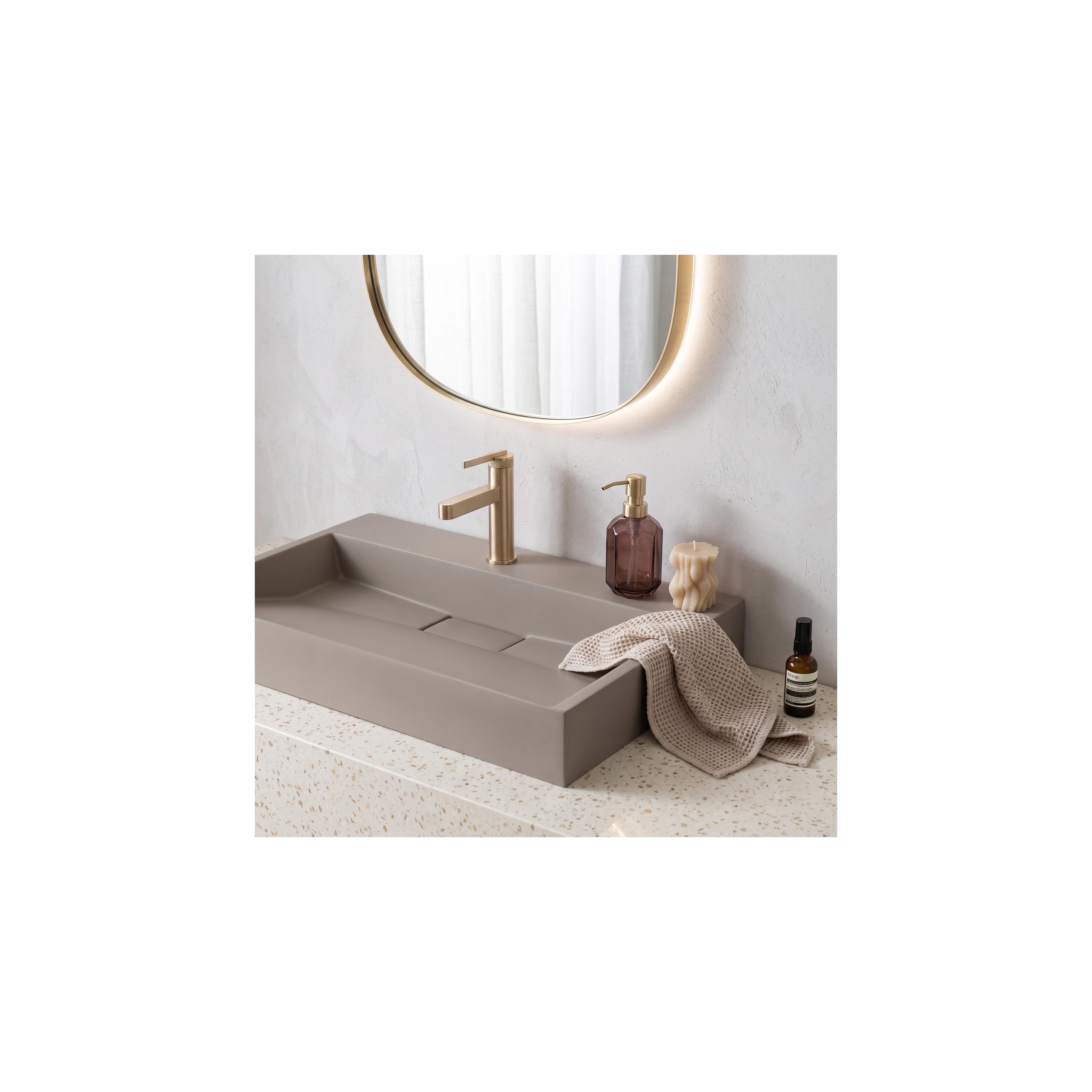 Konglomeratni umivaonik Rea GOYA 70CM Taupe