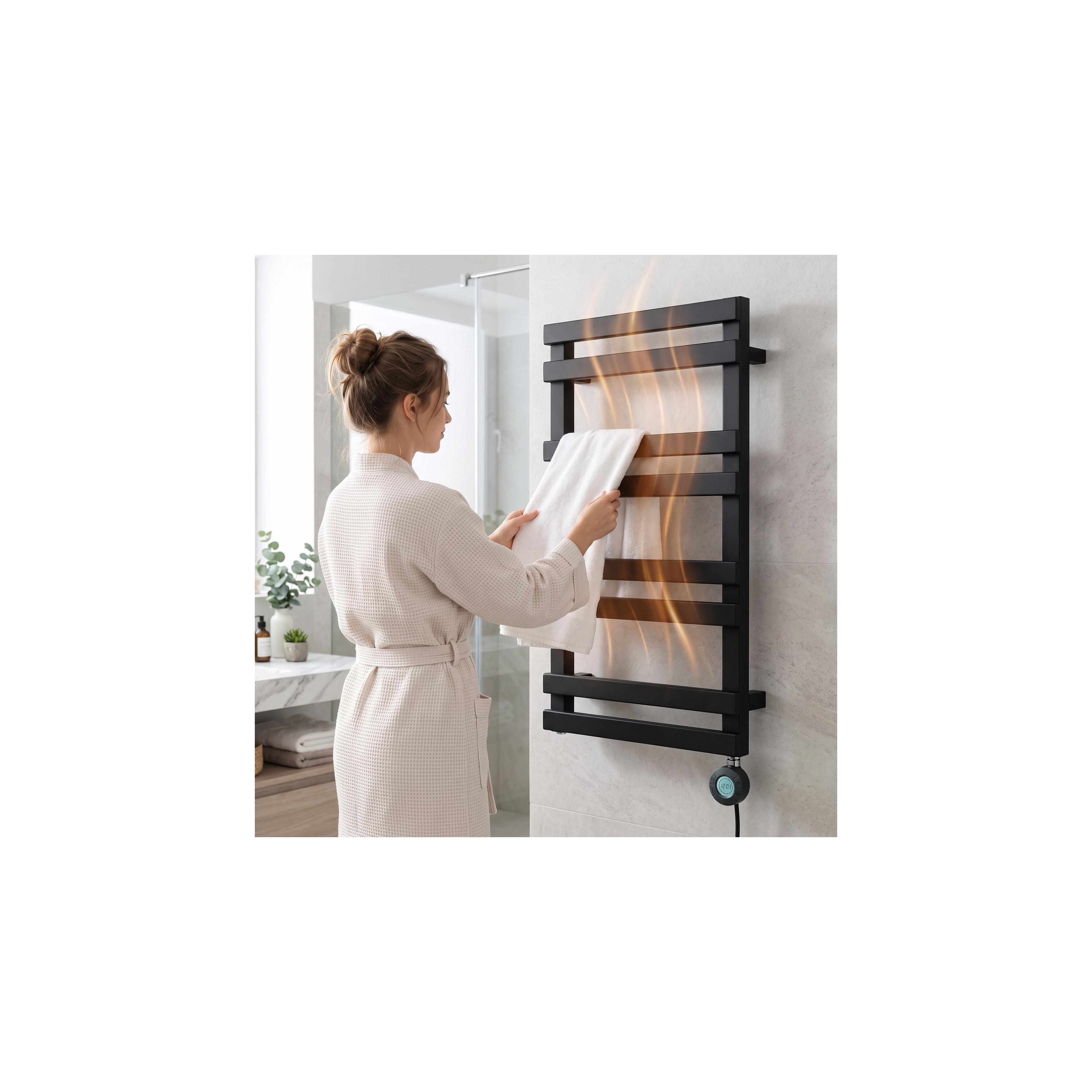 Electric radiator Rea Nori 90x50cm Black