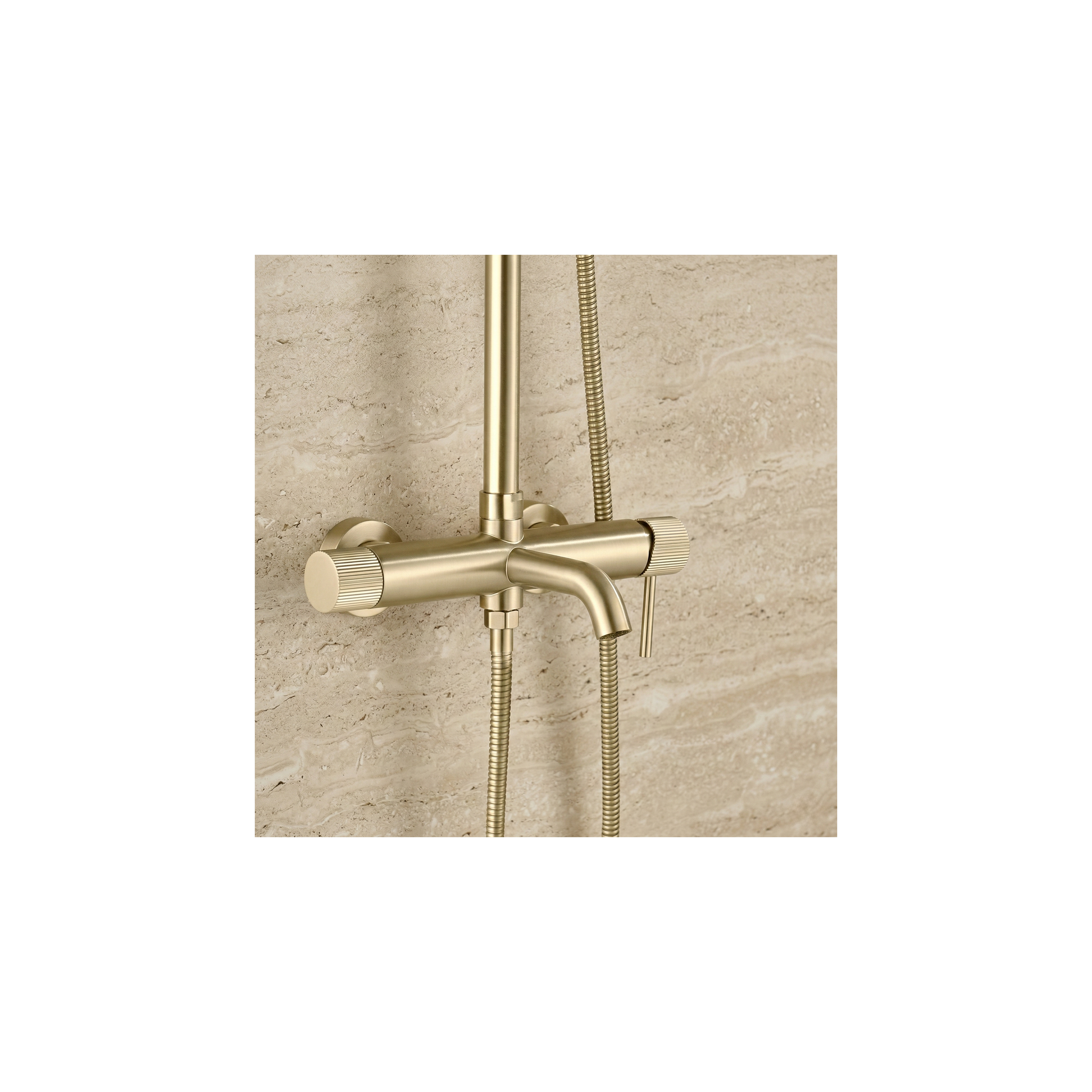 Rea Lungo Stripe Brush Gold kultainen suihkusetti