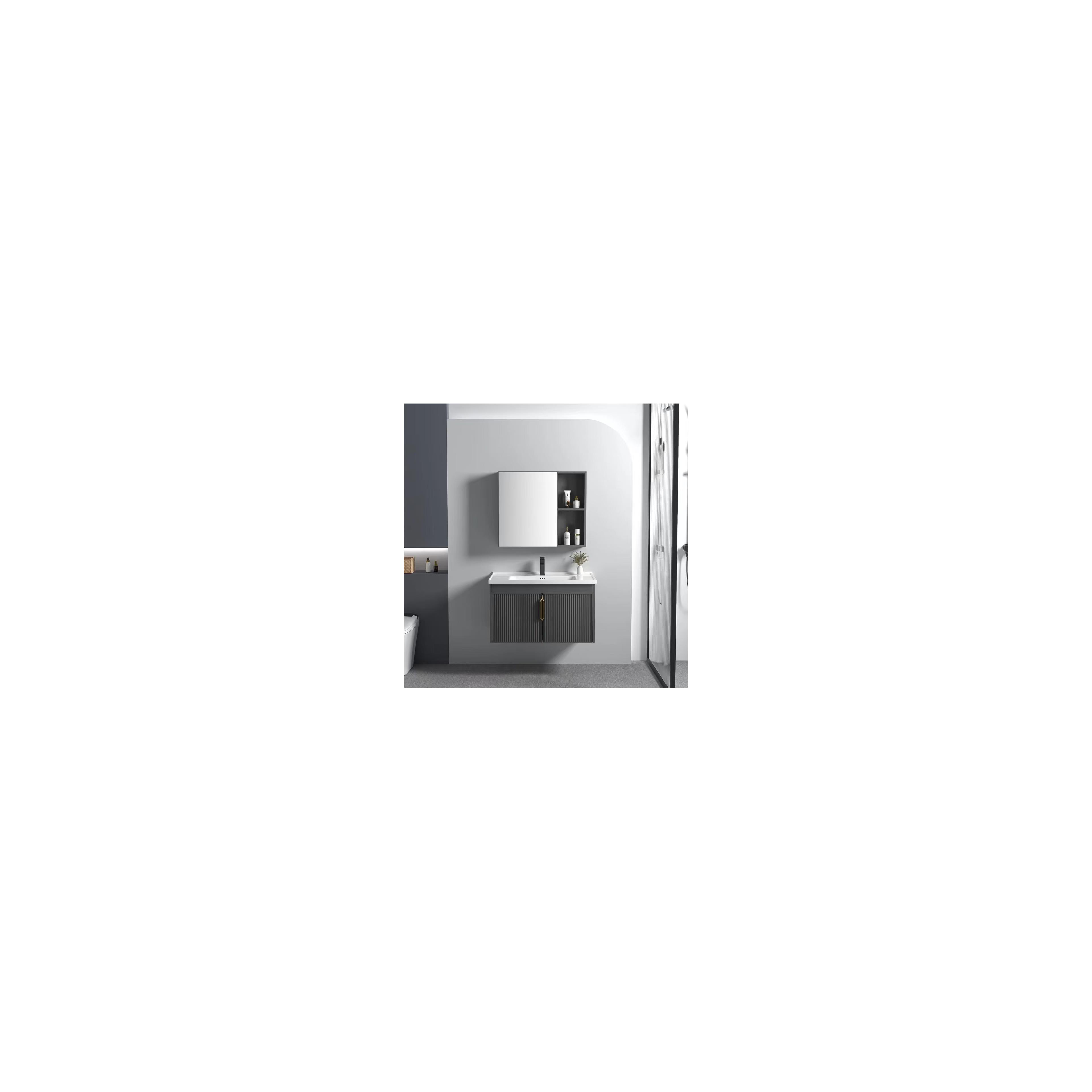 Badezimmermöbel-Set mit Waschbecken Astor 60cm Grey